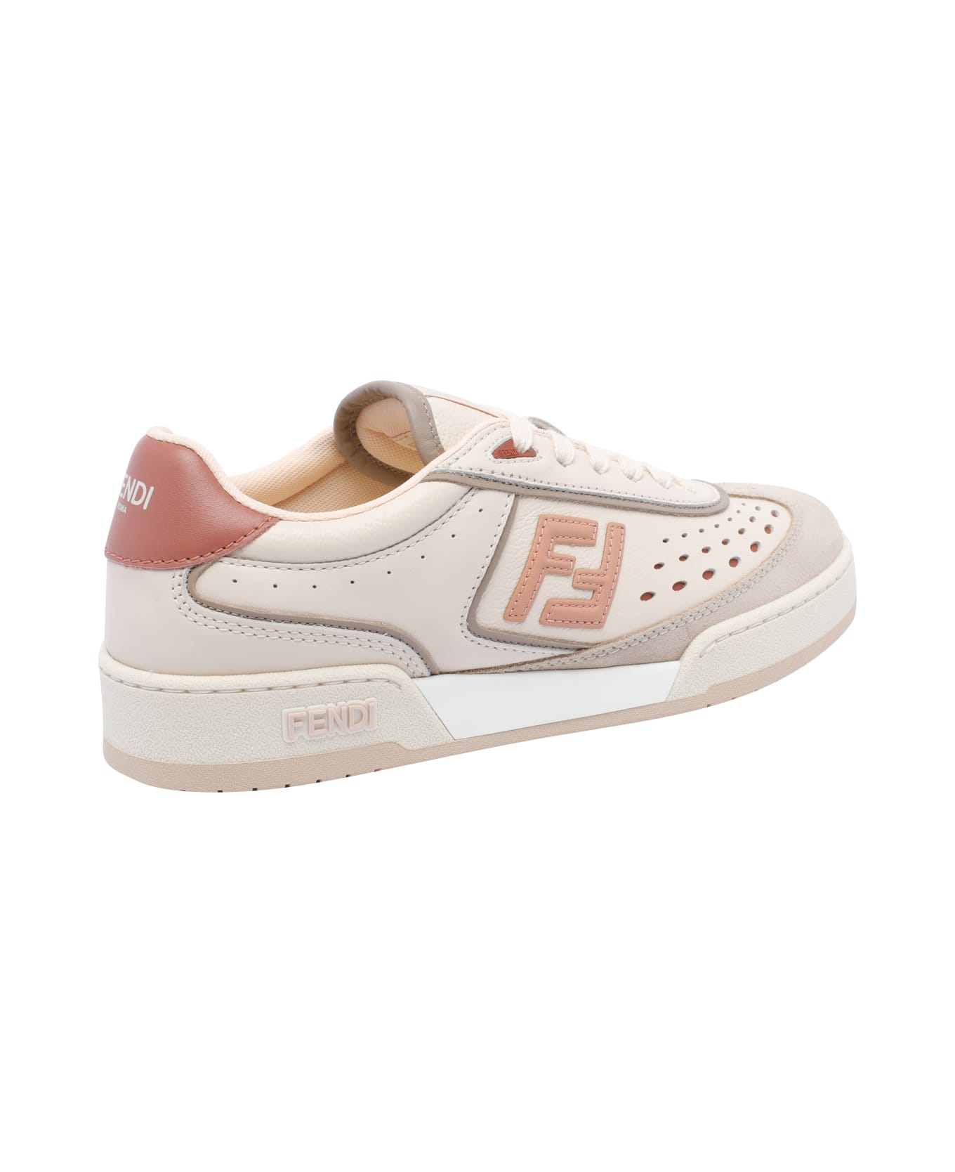 Fendi Match Sneakers - Beige