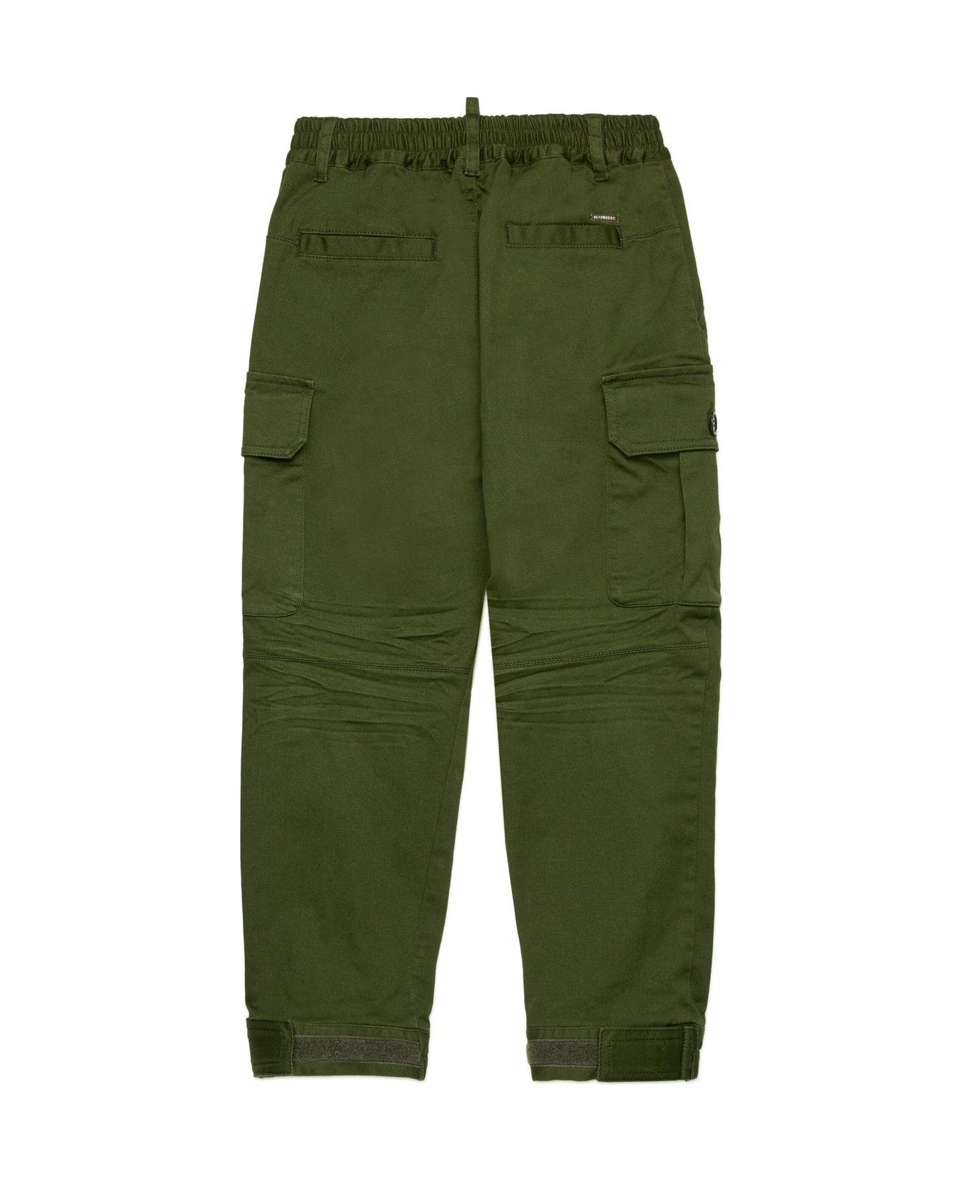 Dsquared2 Logo Plaque Cargo Pants - Green