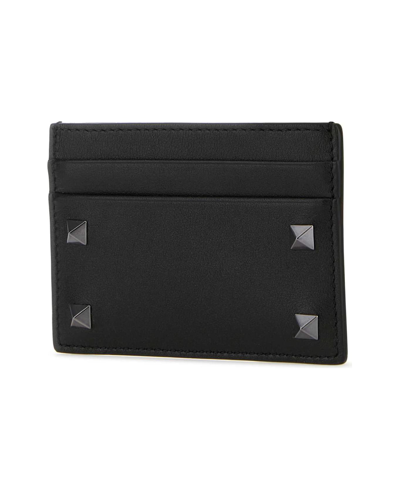 Valentino Garavani Rockstud Card Holder - NERO