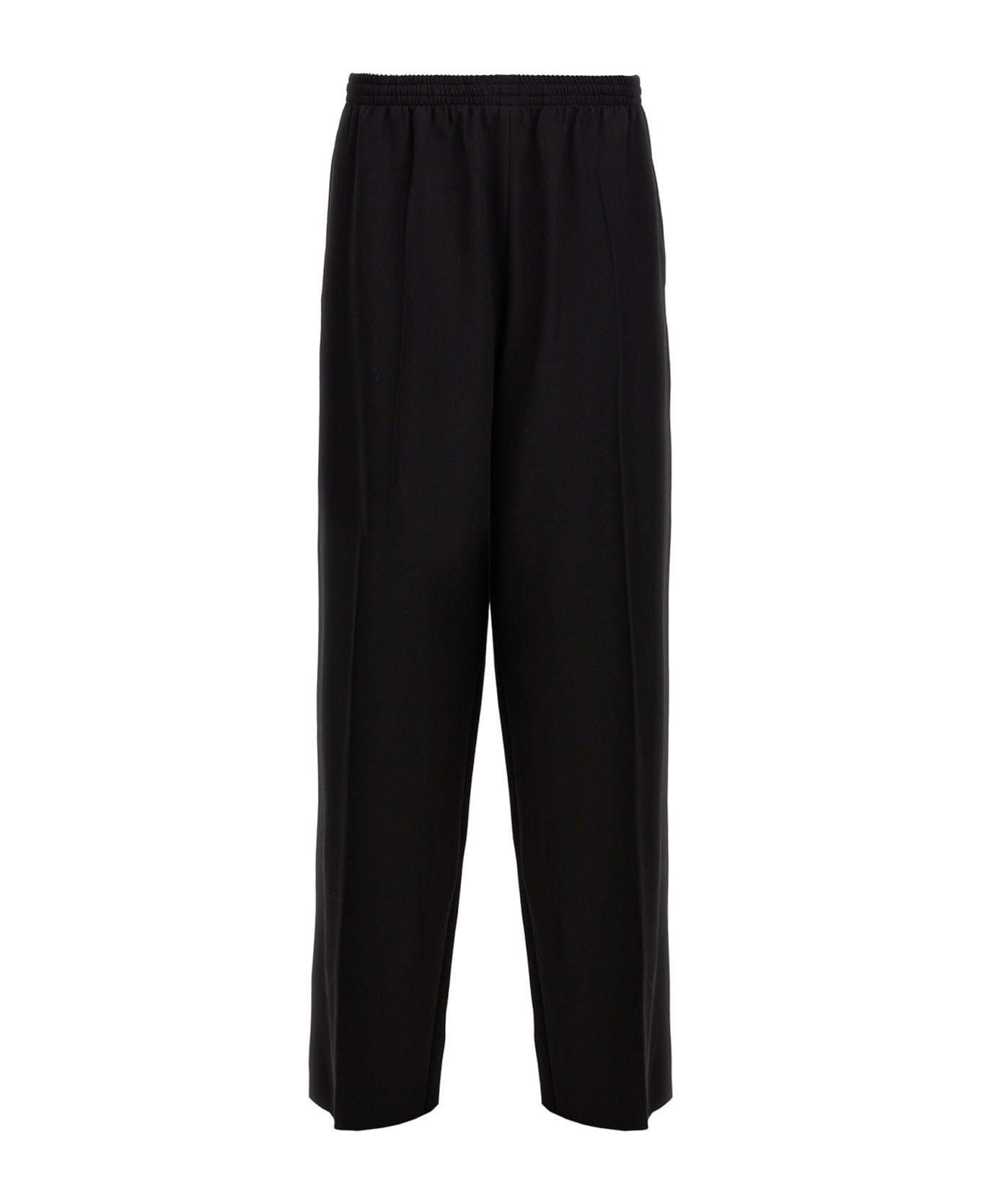 Balenciaga Oversized Wool Pants - Black