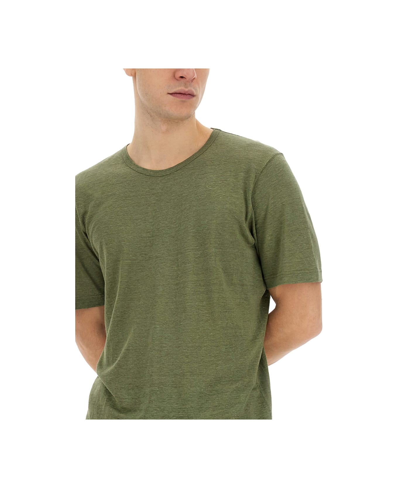 Lardini Linen T-shirt - Green
