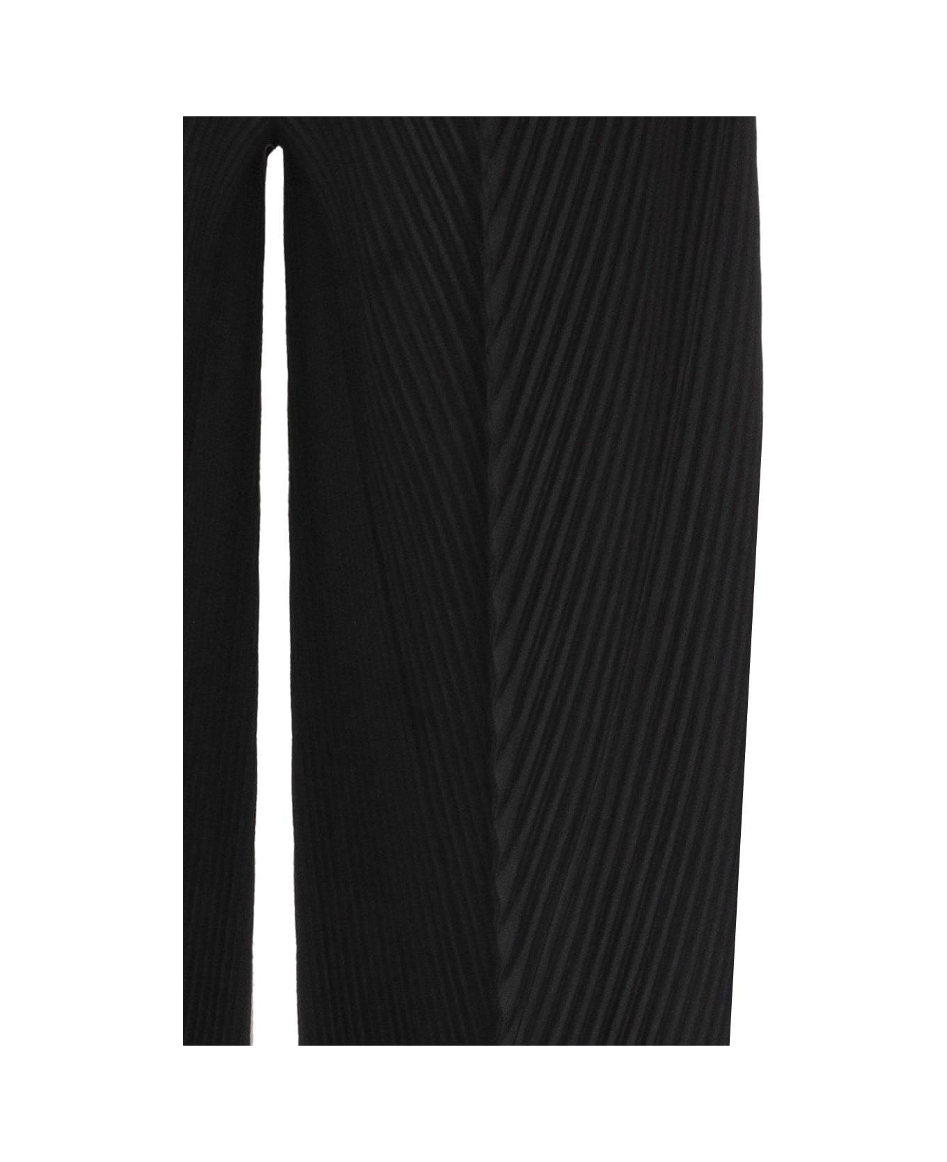 Homme Plissé Issey Miyake Pleated Cropped Trousers - Black ボトムス
