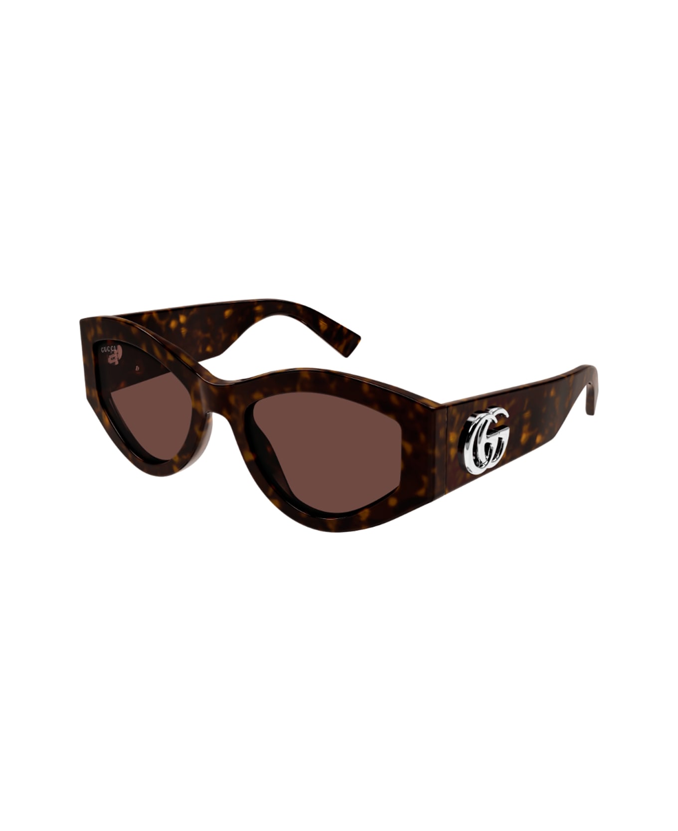 Gucci Eyewear Gucci Gg1951s Linea Emblem 002 Havana Brown Sunglasses - Havana