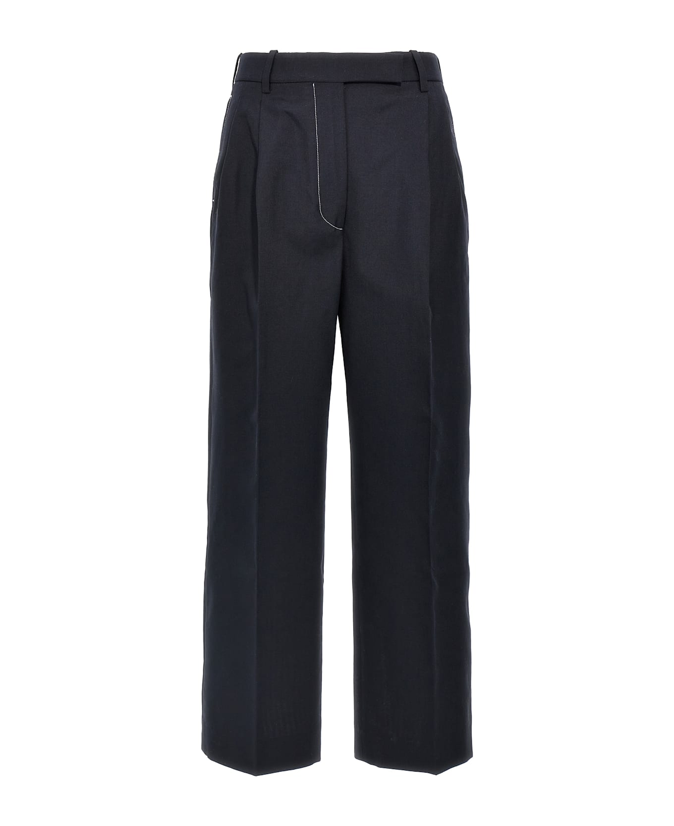 Thom Browne Wool Pants - NAVY