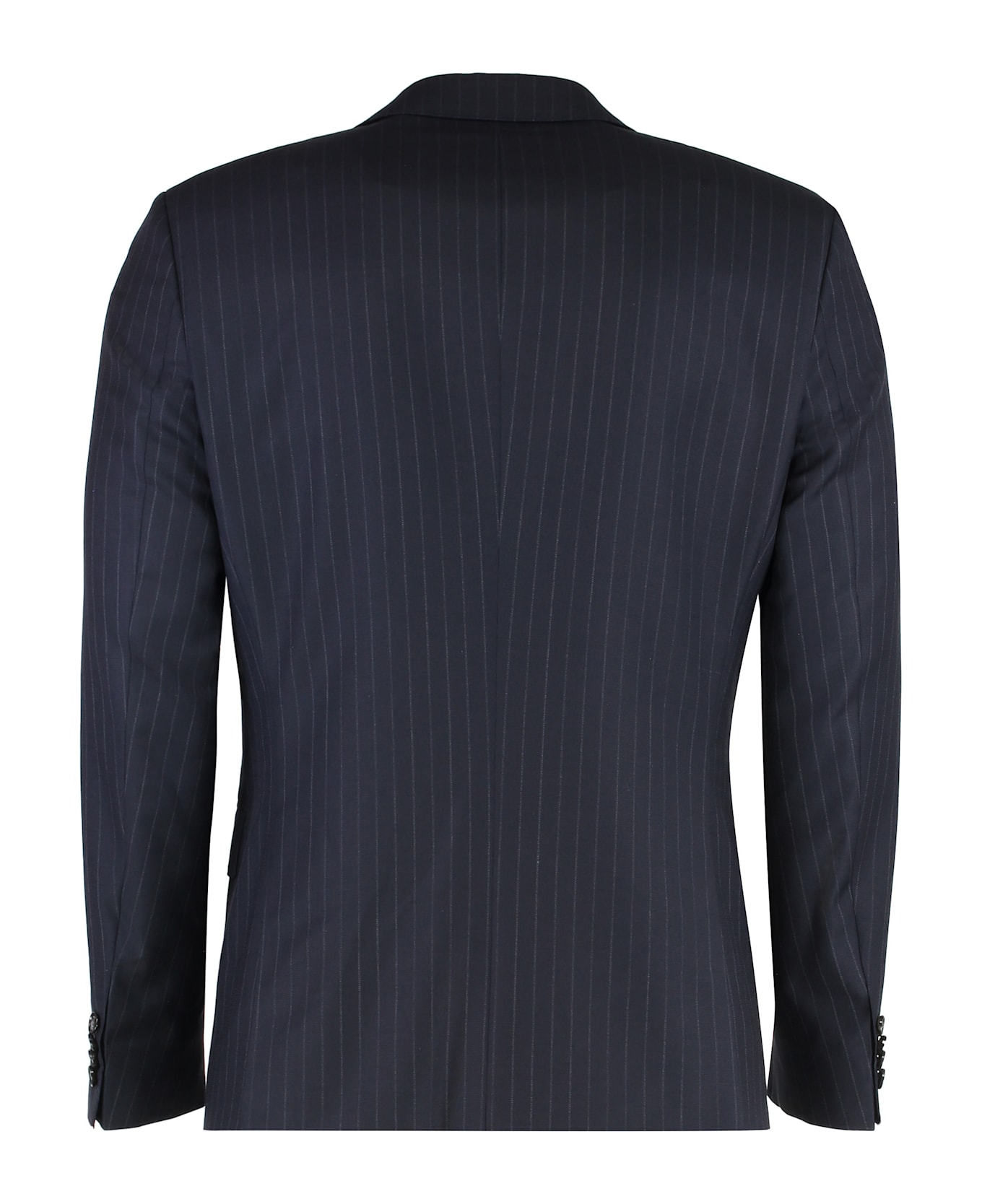 Hugo Boss Virgin Wool Two-pieces Suit - blue