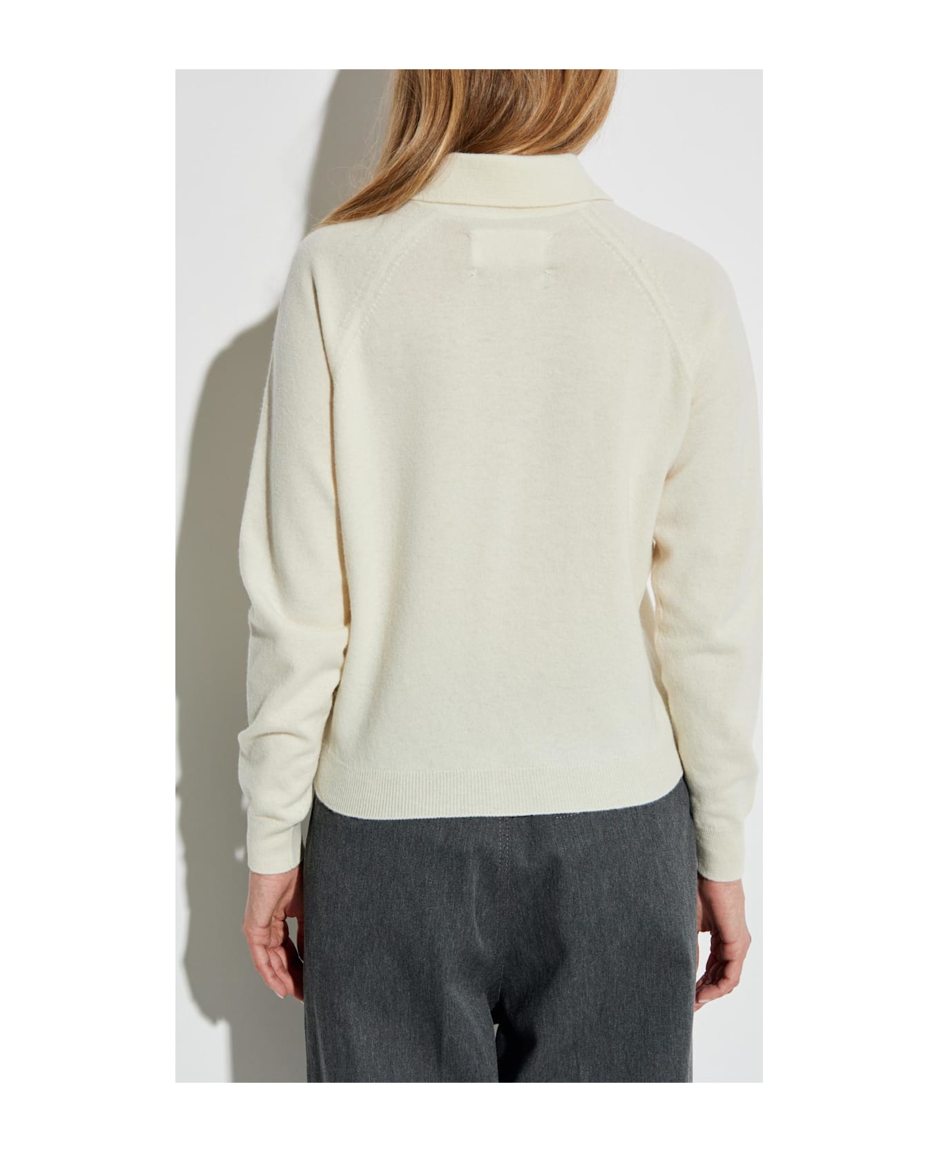 Maison Margiela Wool Polo - NEUTRALS