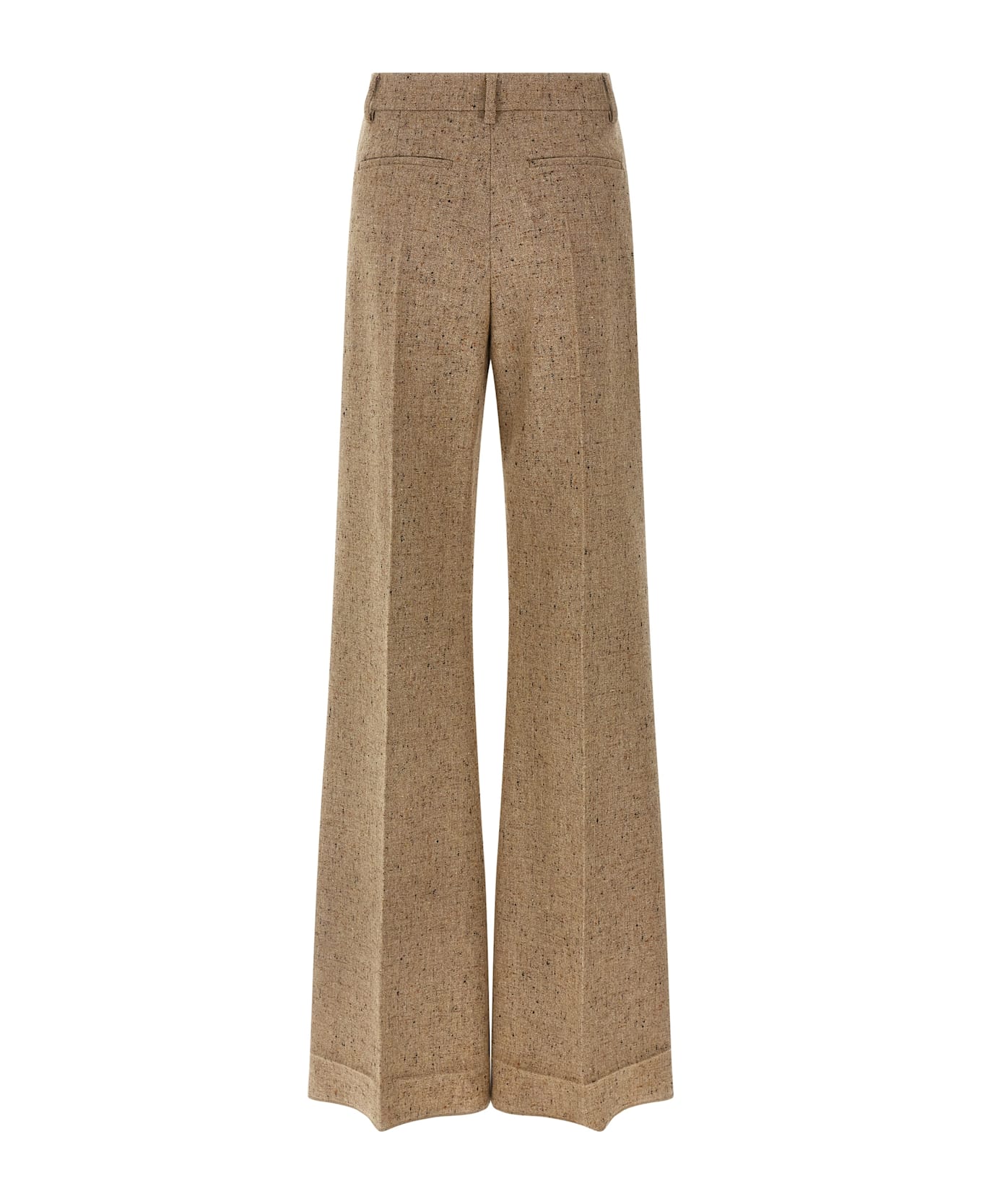 Valentino Garavani Pants With Natte
 Button - Beige