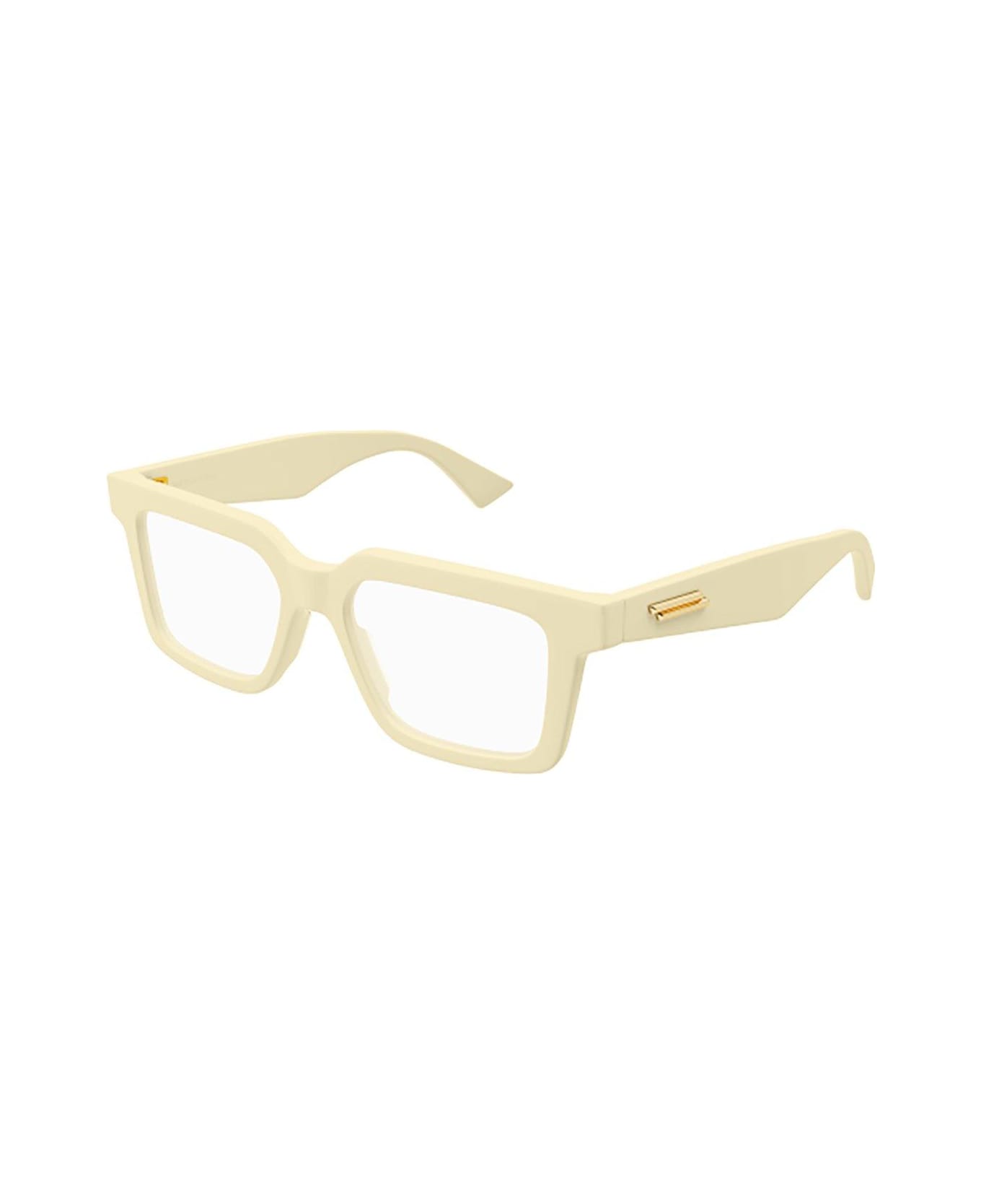 Bottega Veneta Eyewear Rectangle Frame Glasses - 004 Bottega Veneta Eyewear ribbon detail D-frame sunglasses