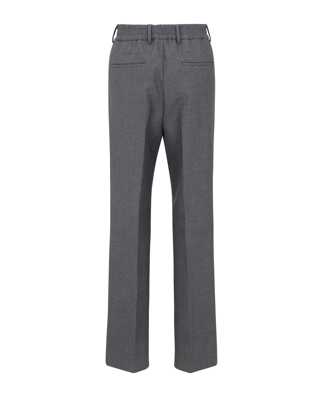 Fendi Wool Trousers - Grey
