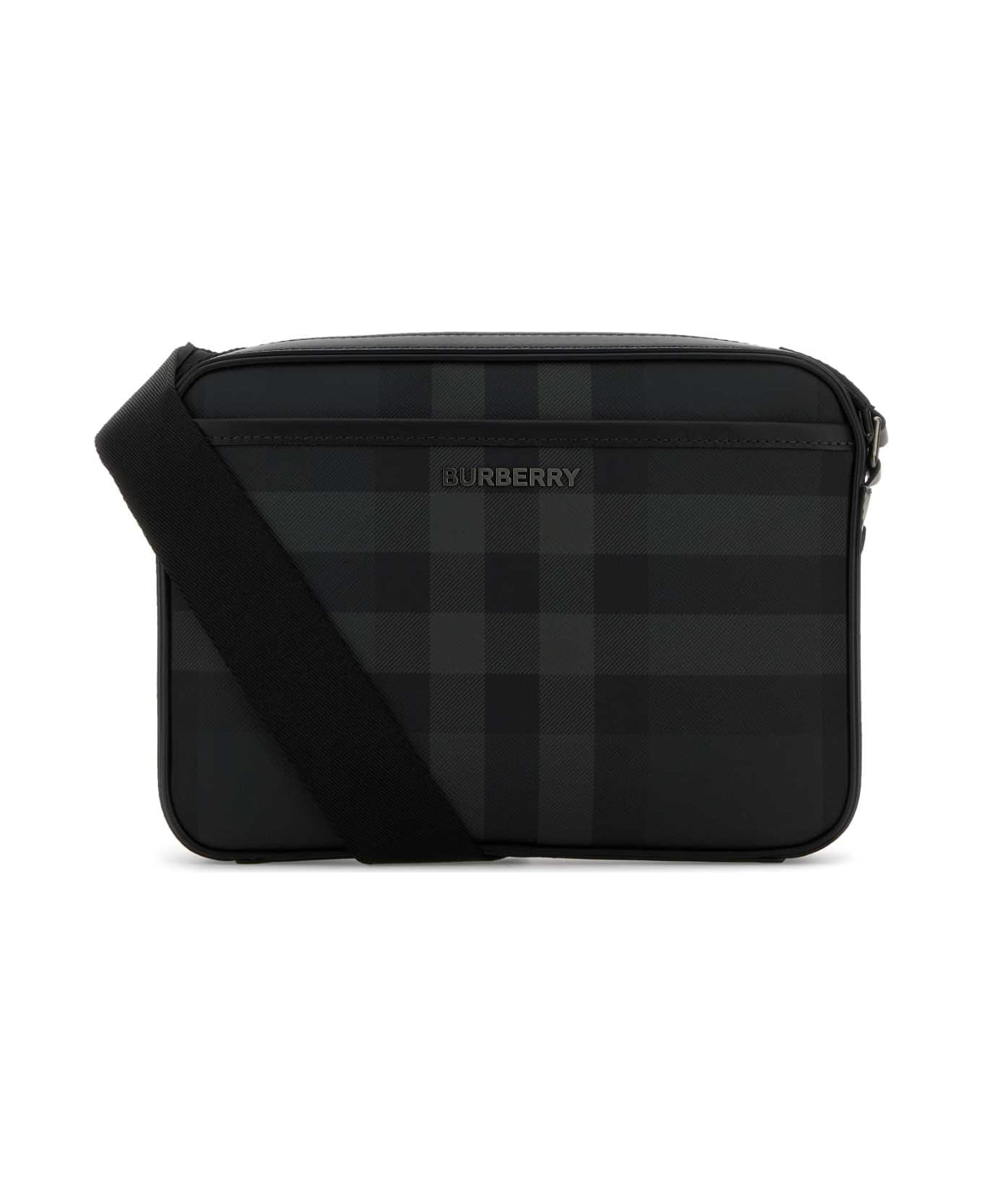 Burberry Printed Canvas Muswell Crossbody Bag - CHARCOAL