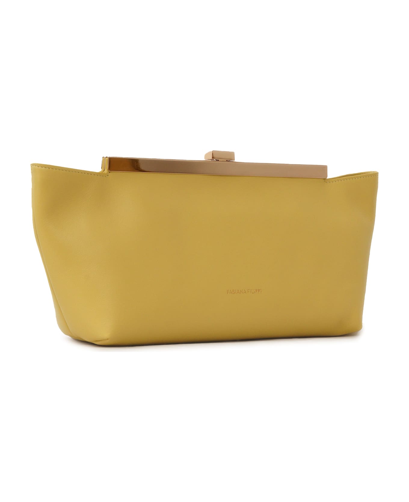 Fabiana Filippi Leather Pouch - YELLOW