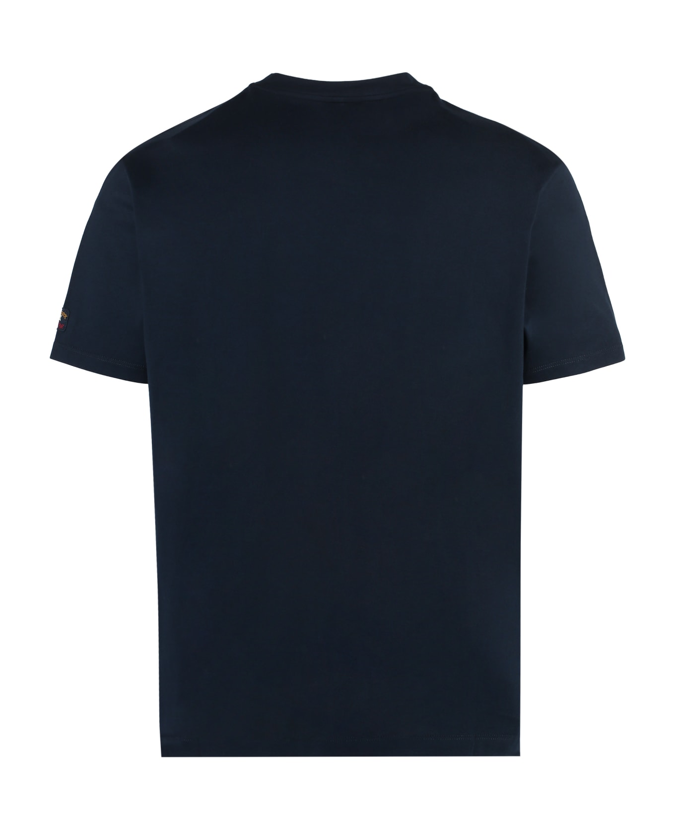 Paul&Shark Printed Cotton T-shirt - blue