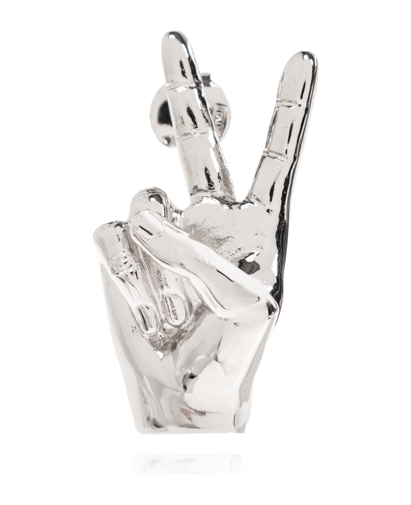 Y/Project Y Project Earrings With Hand Motif - SILVER