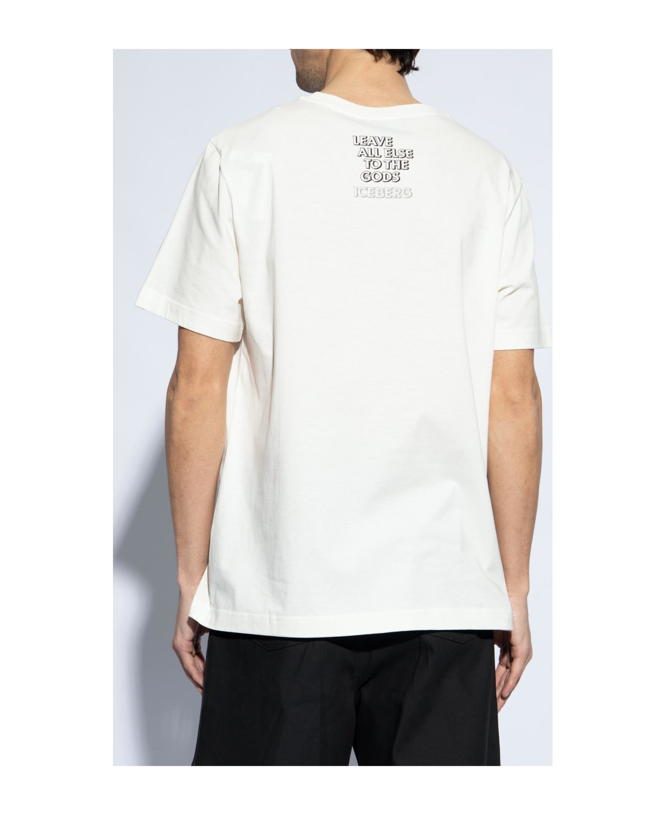 Iceberg Printed T-shirt - NEUTRALS シャツ