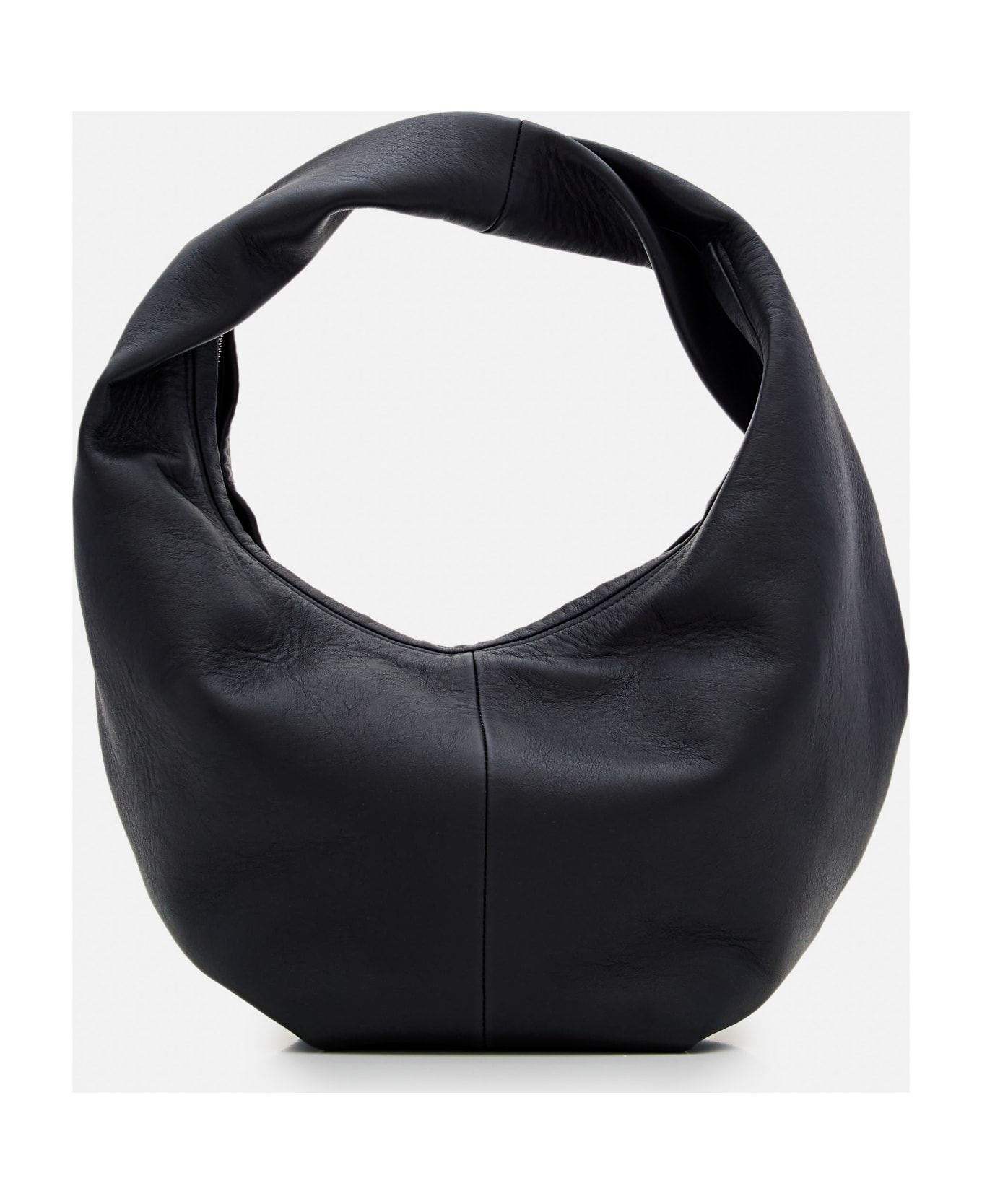 Maeden Yela Leather Hobo Bag - Black