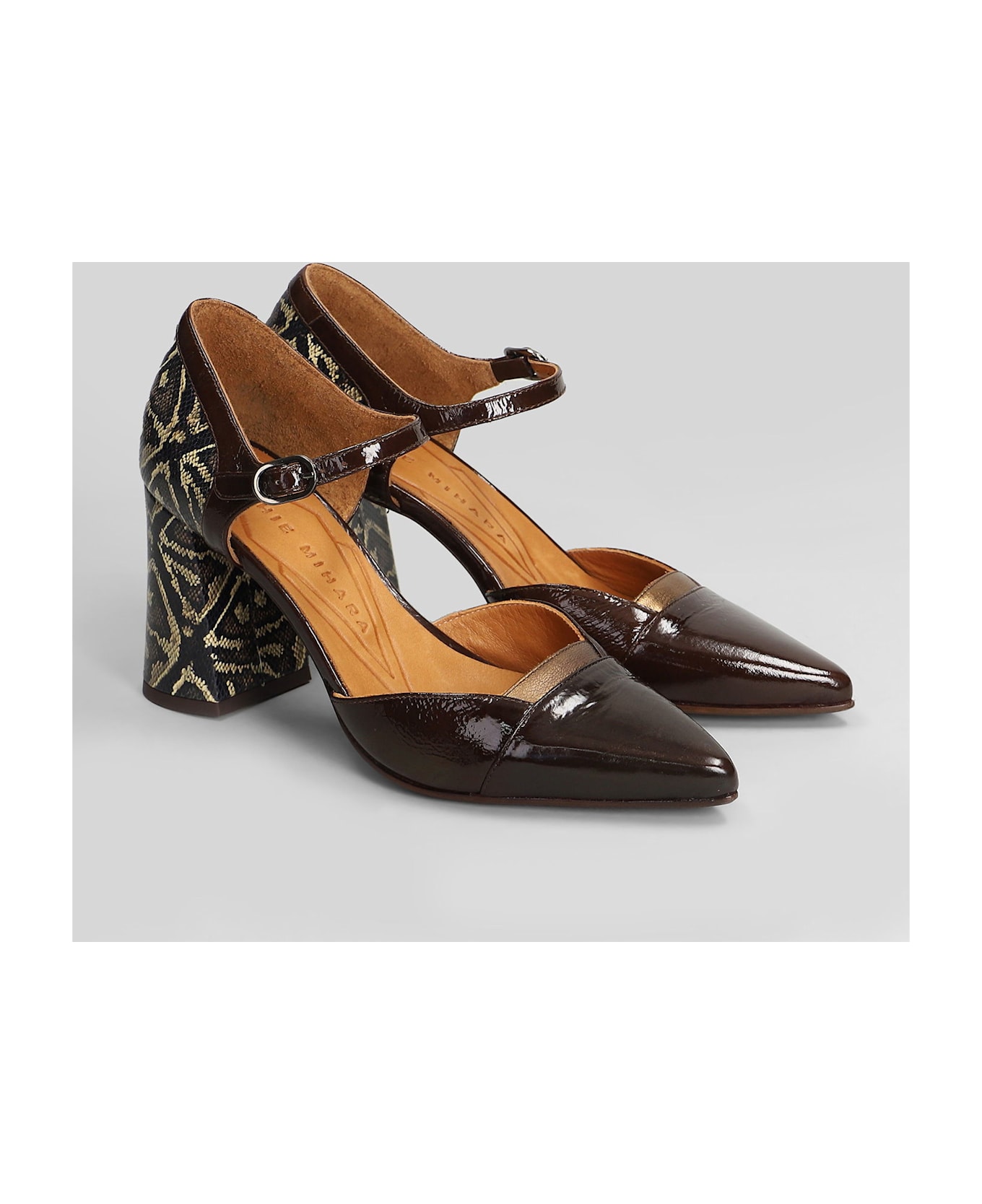 Chie Mihara Luer Pumps In Brown Leather - brown