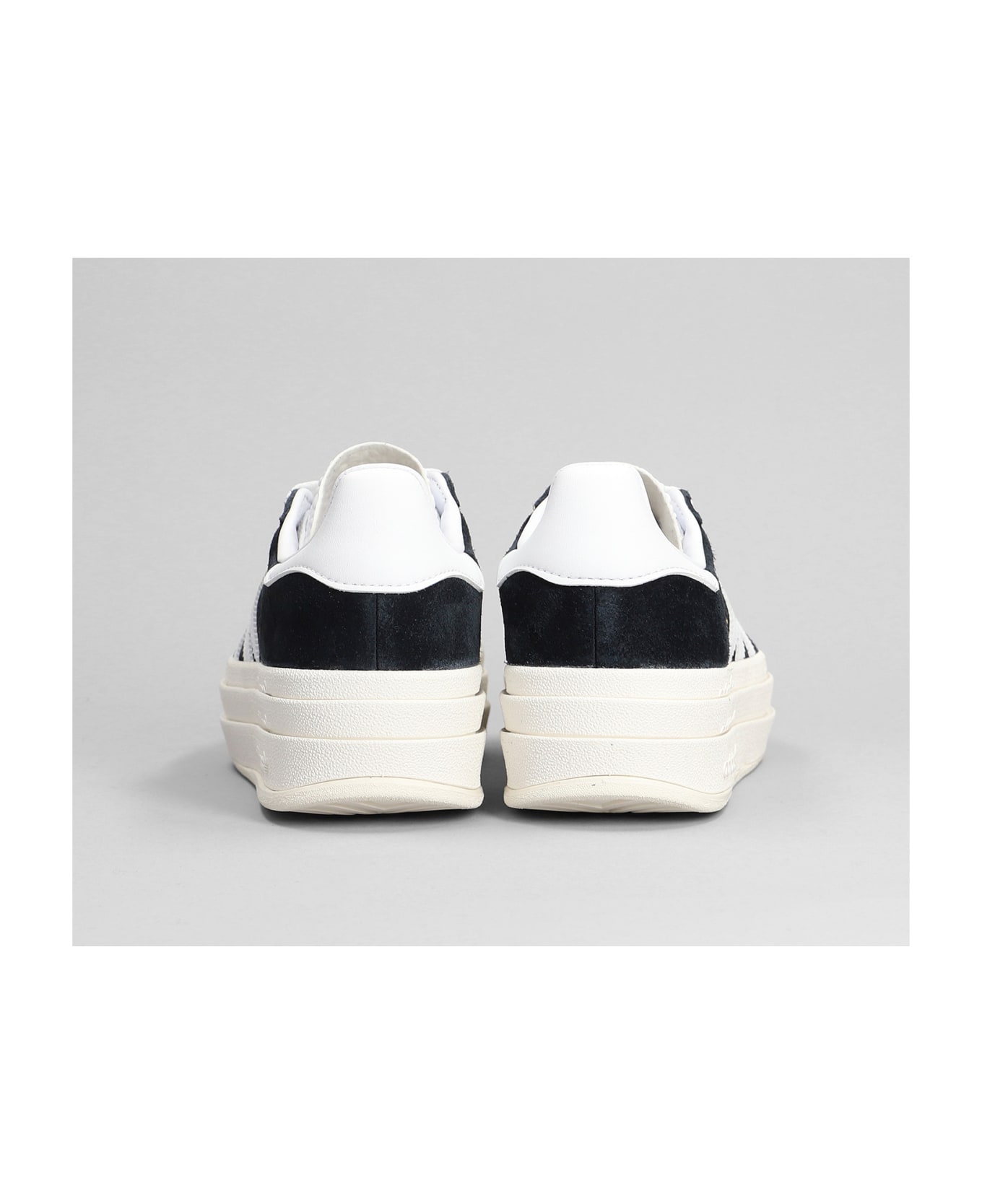 Adidas Originals Gazelle Bold Sneakers In Black Suede - Black