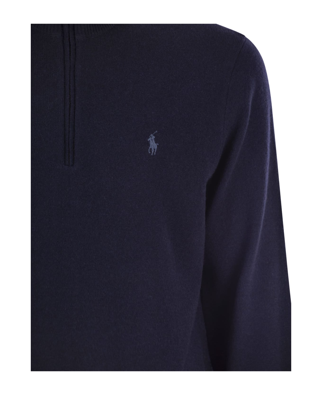 Ralph Lauren Blue Wool Sweater - Blue