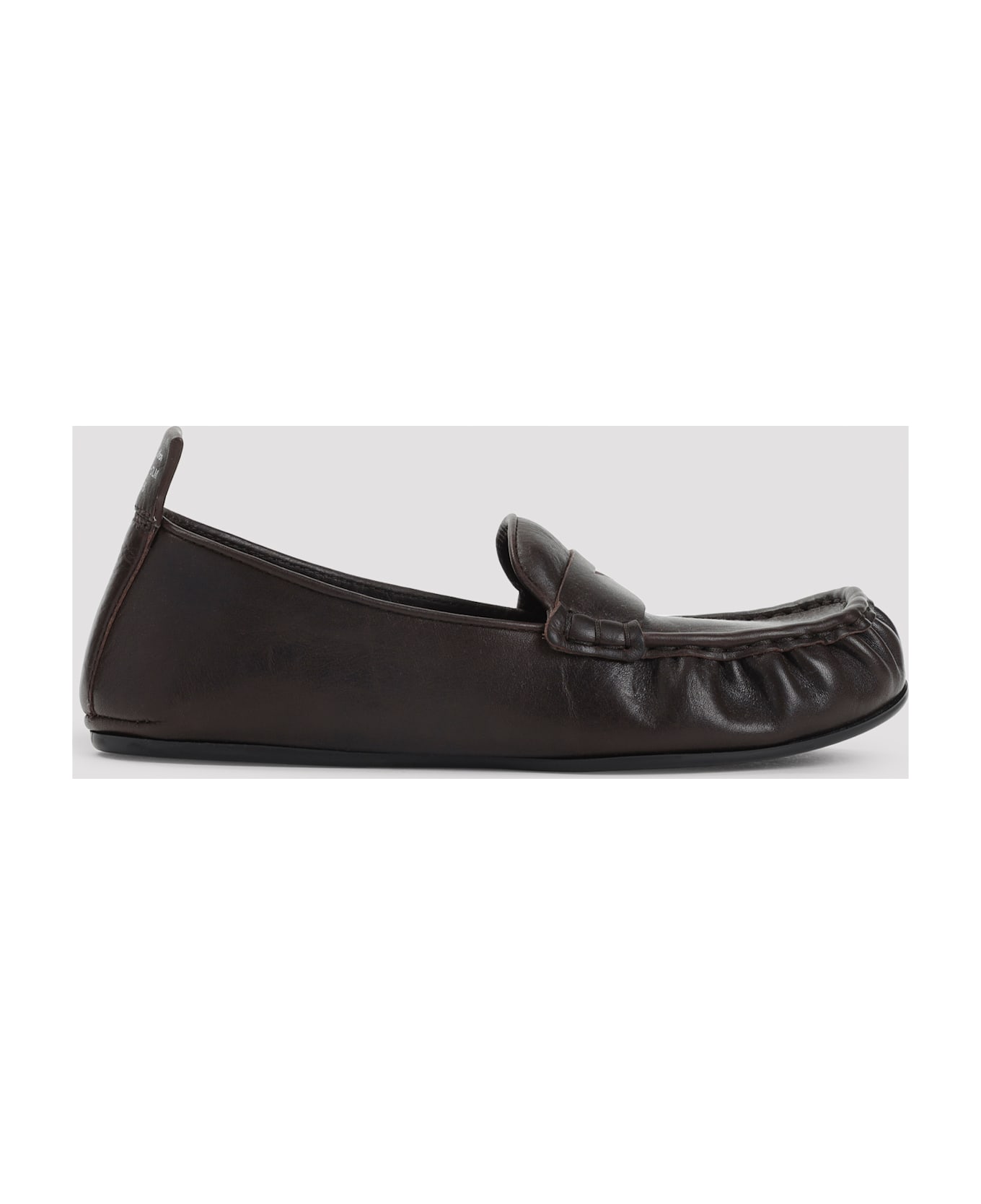Acne Studios Nappa Leather Loafers - Adm Dark Brown