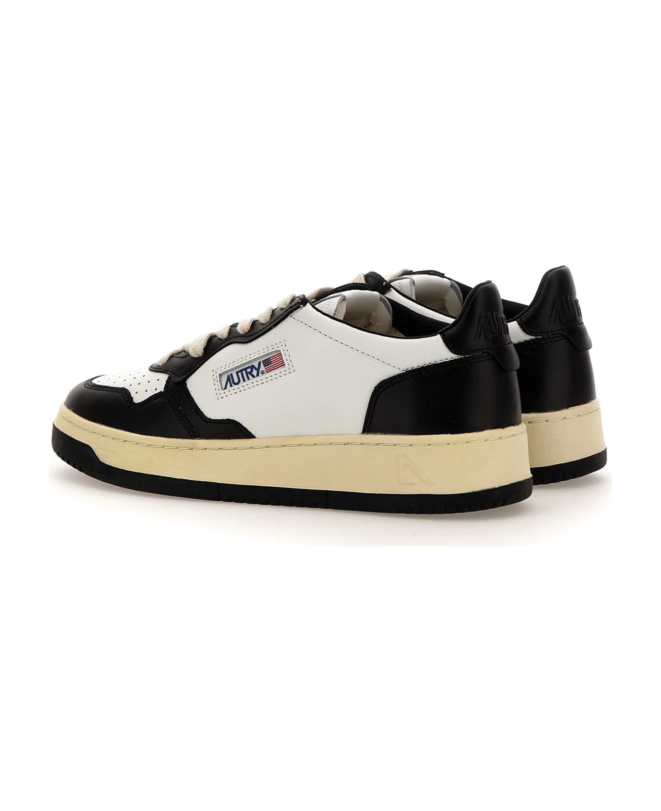 Autry "wb01" Sneakers - WHITE-BLACK