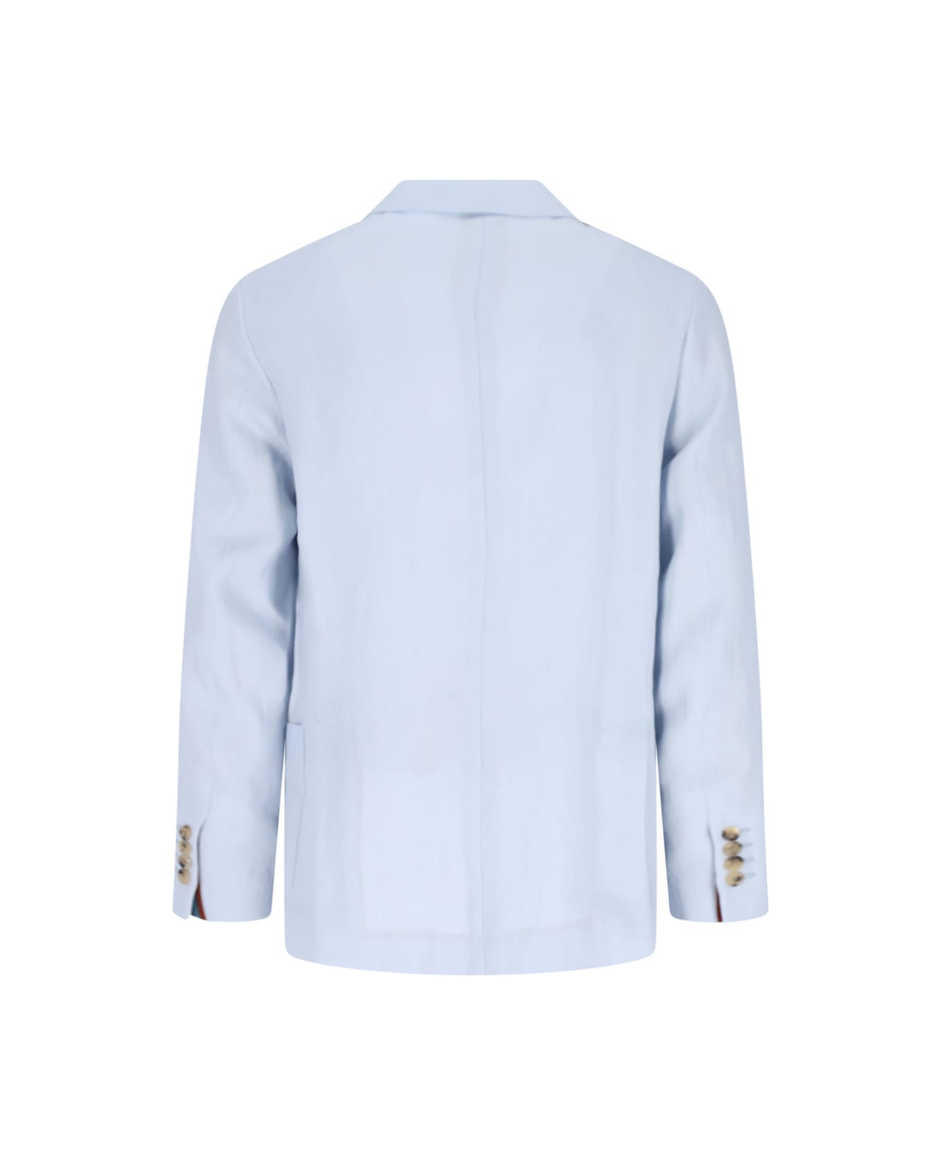 Paul Smith Single-breasted Linen Blazer - Light Blue