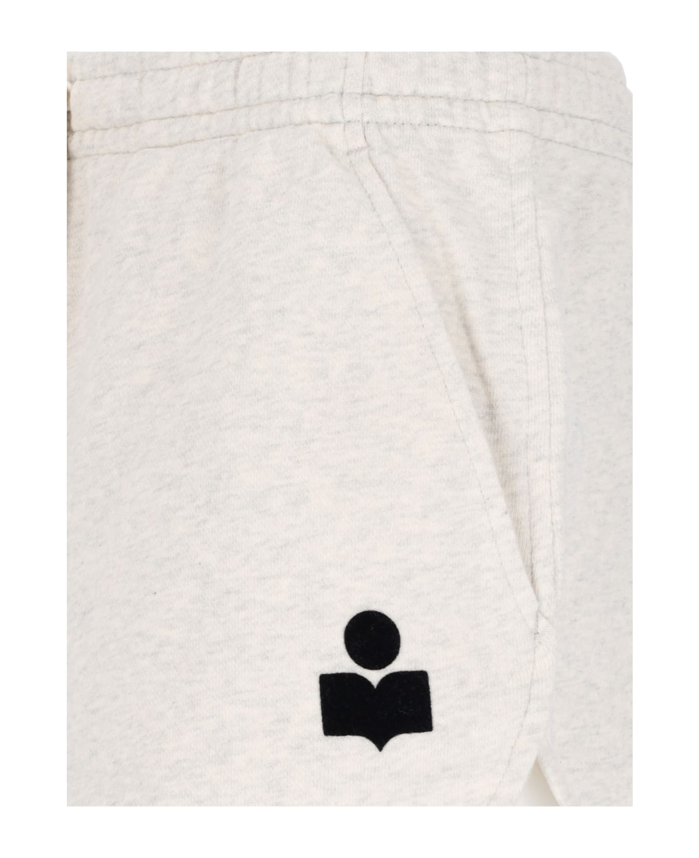 Marant Étoile Logo Jogger Shorts - Beige ショートパンツ