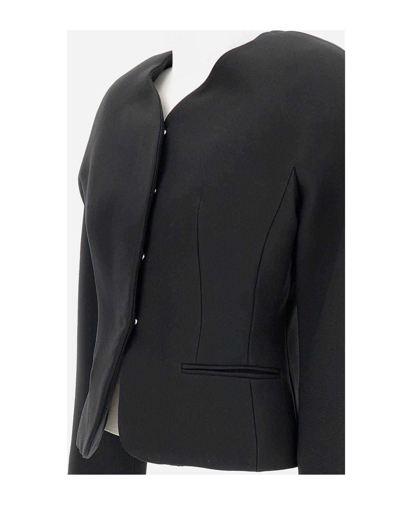 Jacquemus La Petite Veste Ovalo Jacket - Black