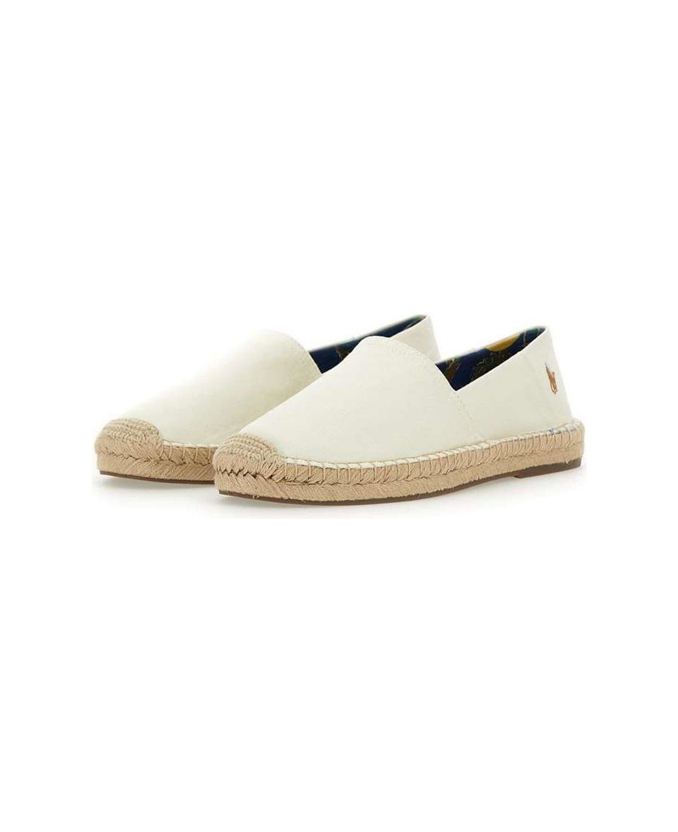 Polo Ralph Lauren Cevio Washed Espadrilles - Cream