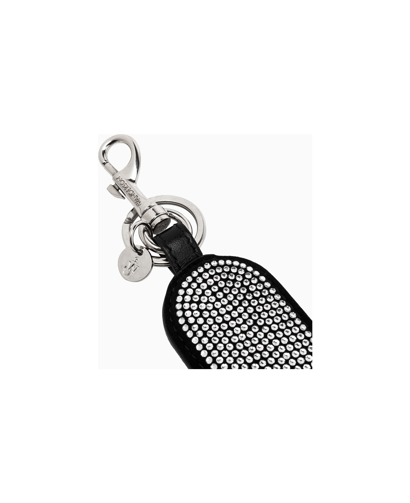 J.W. Anderson Jw Anderson Crystal Penis Keychain - Black