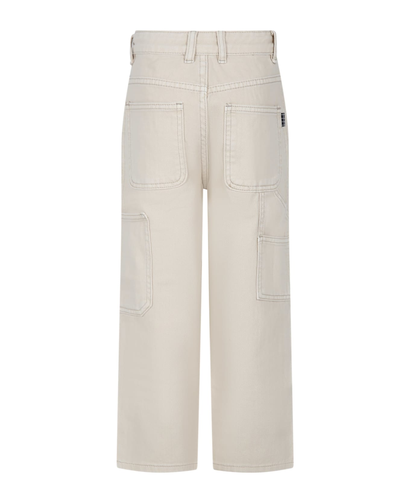 Molo Casual Ivory Trousers For Boy - Ivory ボトムス