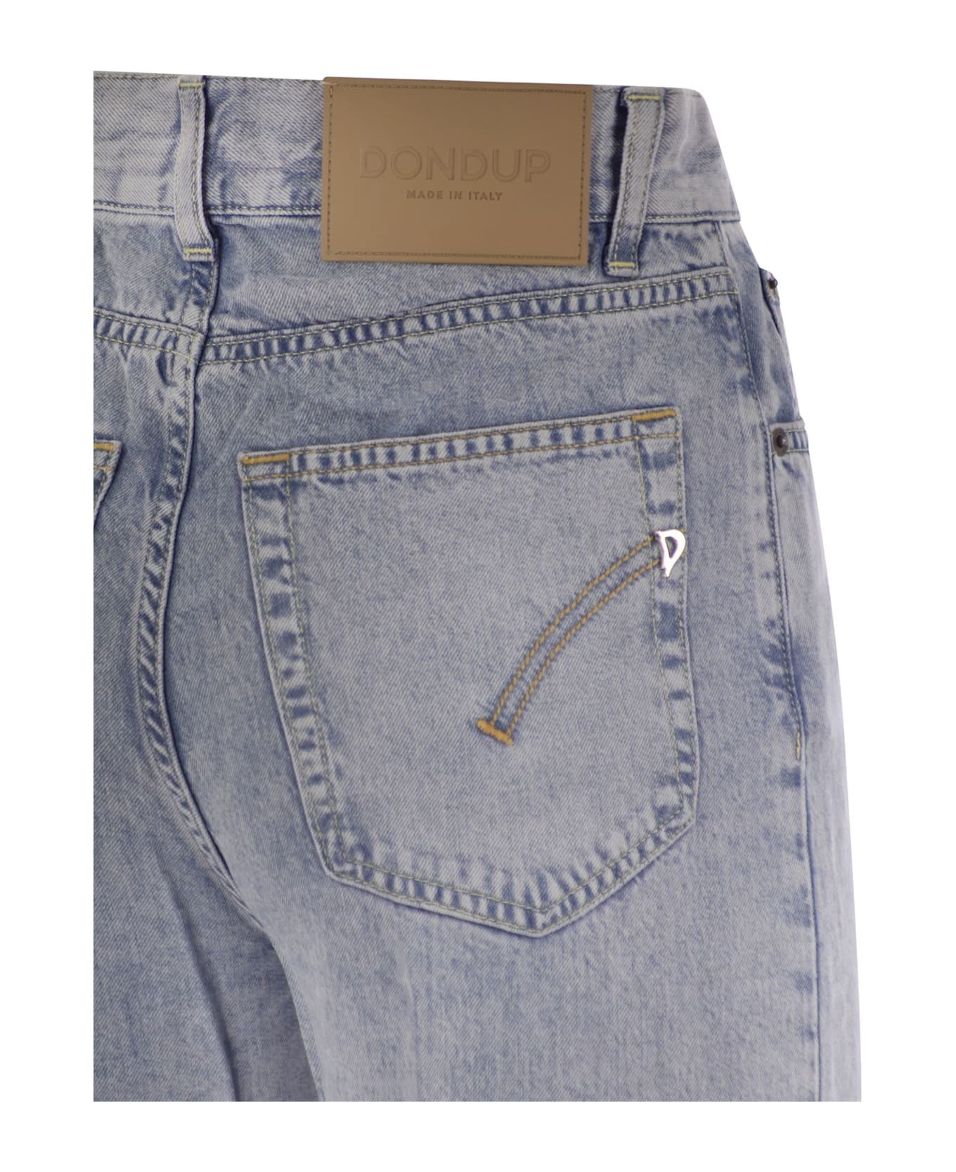 Dondup Amber - Wide-leg Jeans - Blu