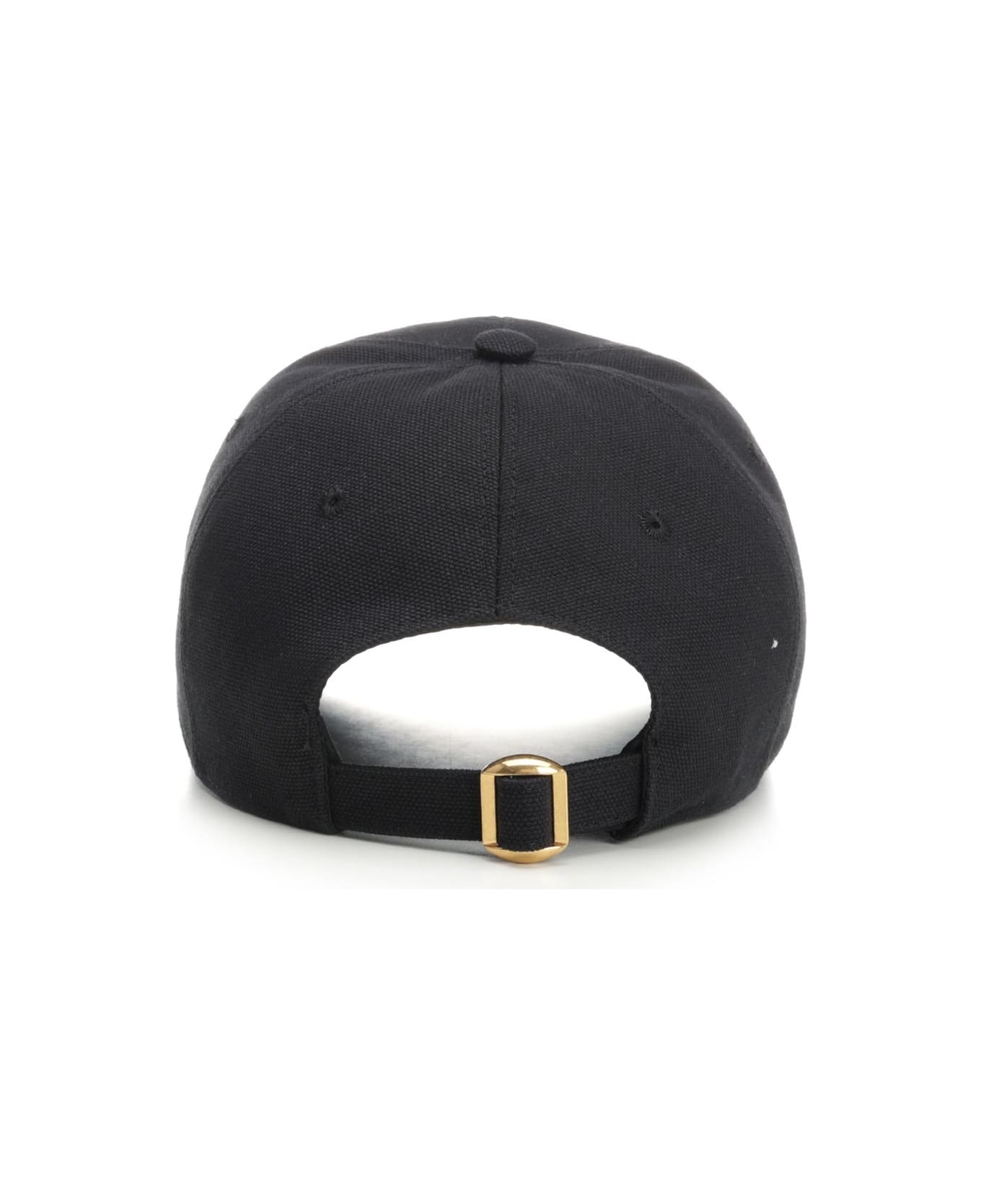 Valentino Garavani Cotton Baseball Hat - Black