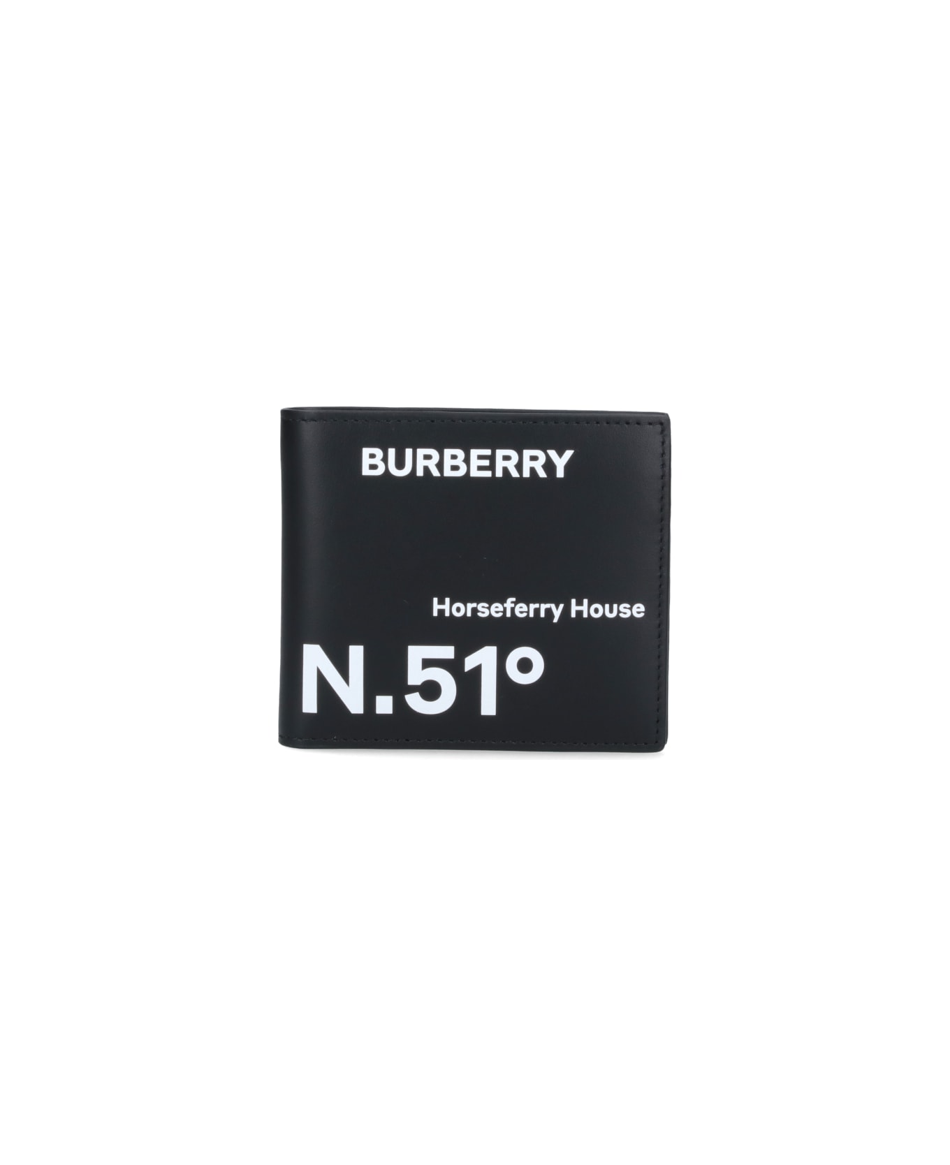 Burberry Coordinates Printed Bi-fold Wallet - Black