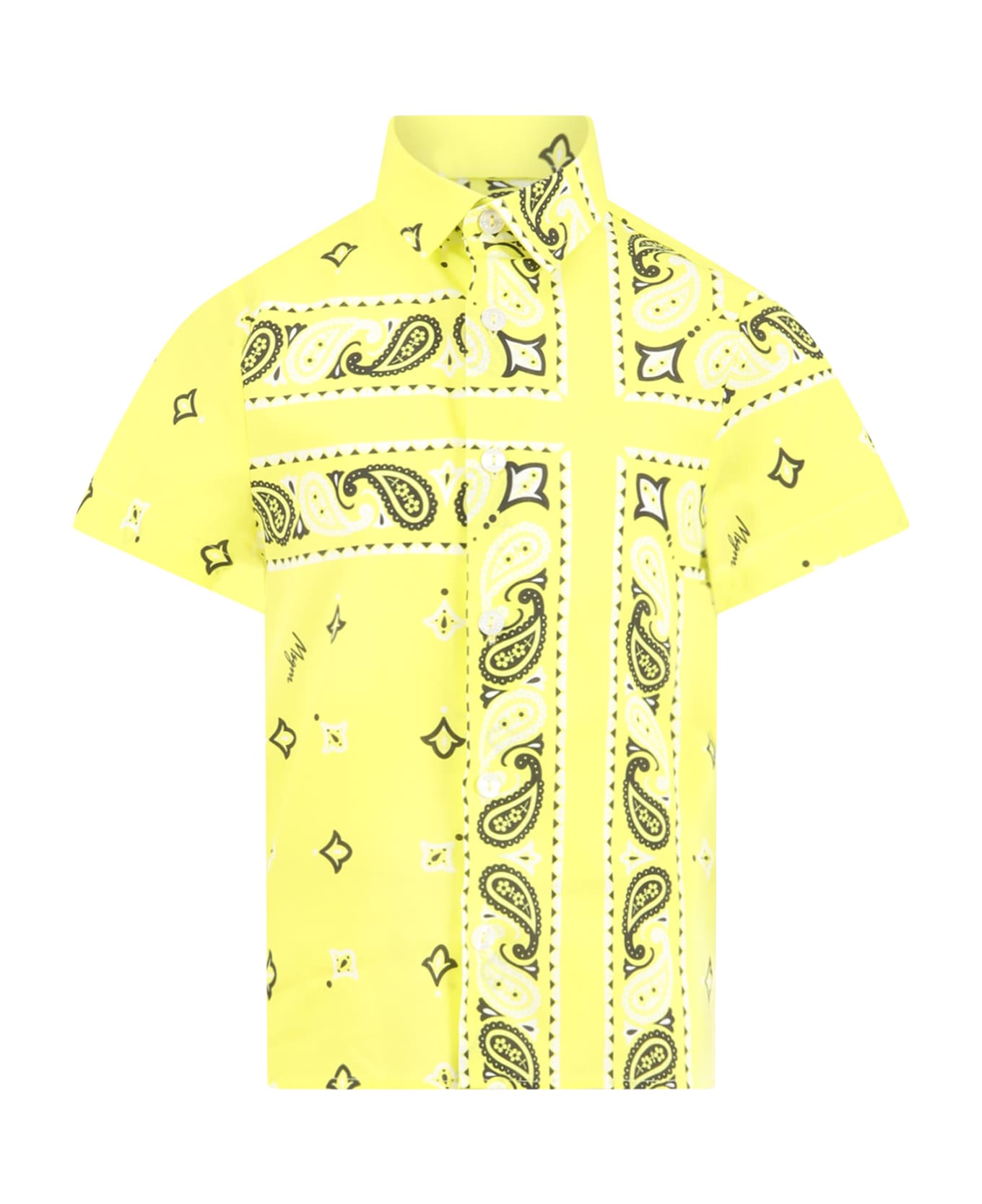 MSGM Yellow Shirt For Boy - Yellow