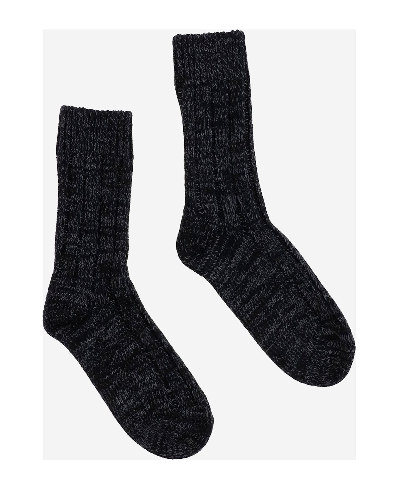 Birkenstock Stretch Cotton Blend Socks - Black