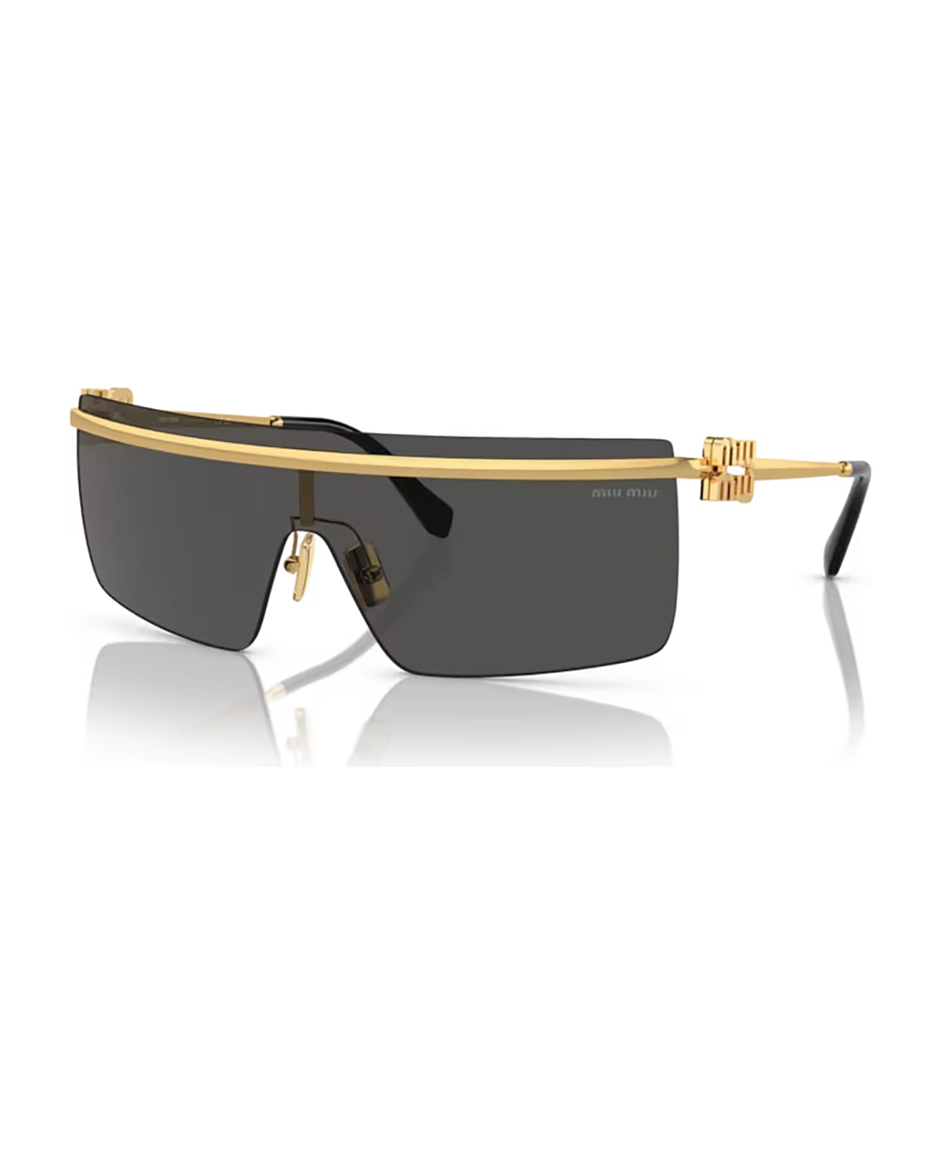 Miu Miu Eyewear Mu 50zs Gold Sunglasses - Gold