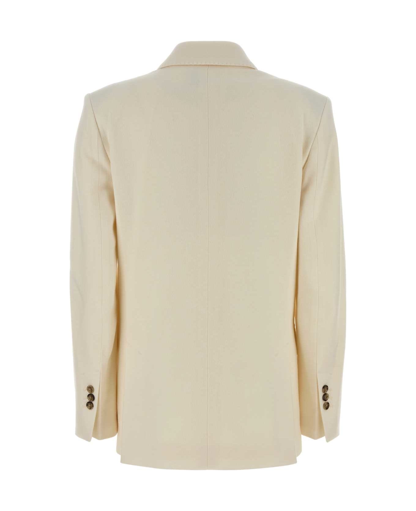 Ami Alexandre Mattiussi Ivory Wool Blazer - IVORY
