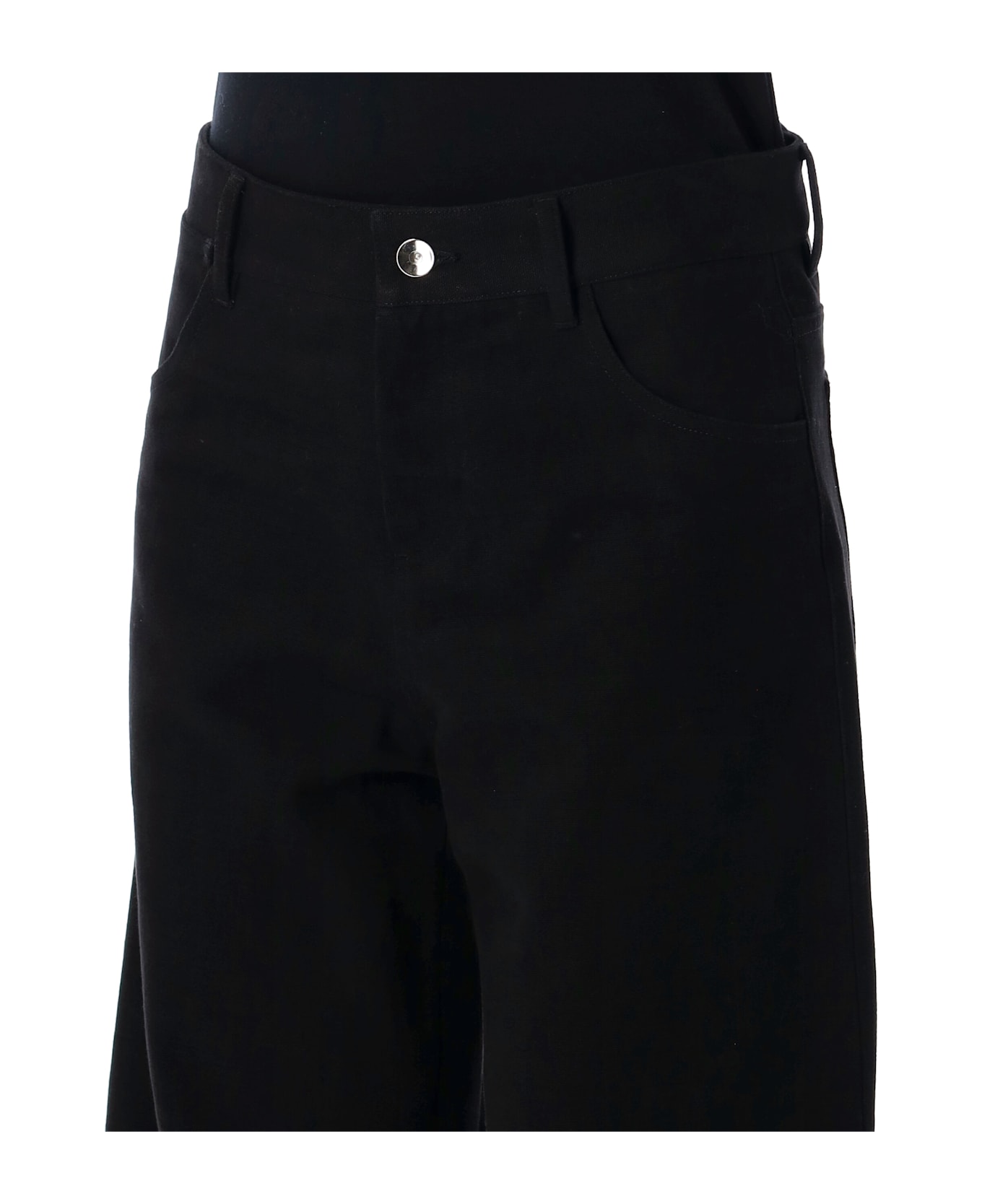 Moncler 2-in-1 Cotton Trousers - BLACK