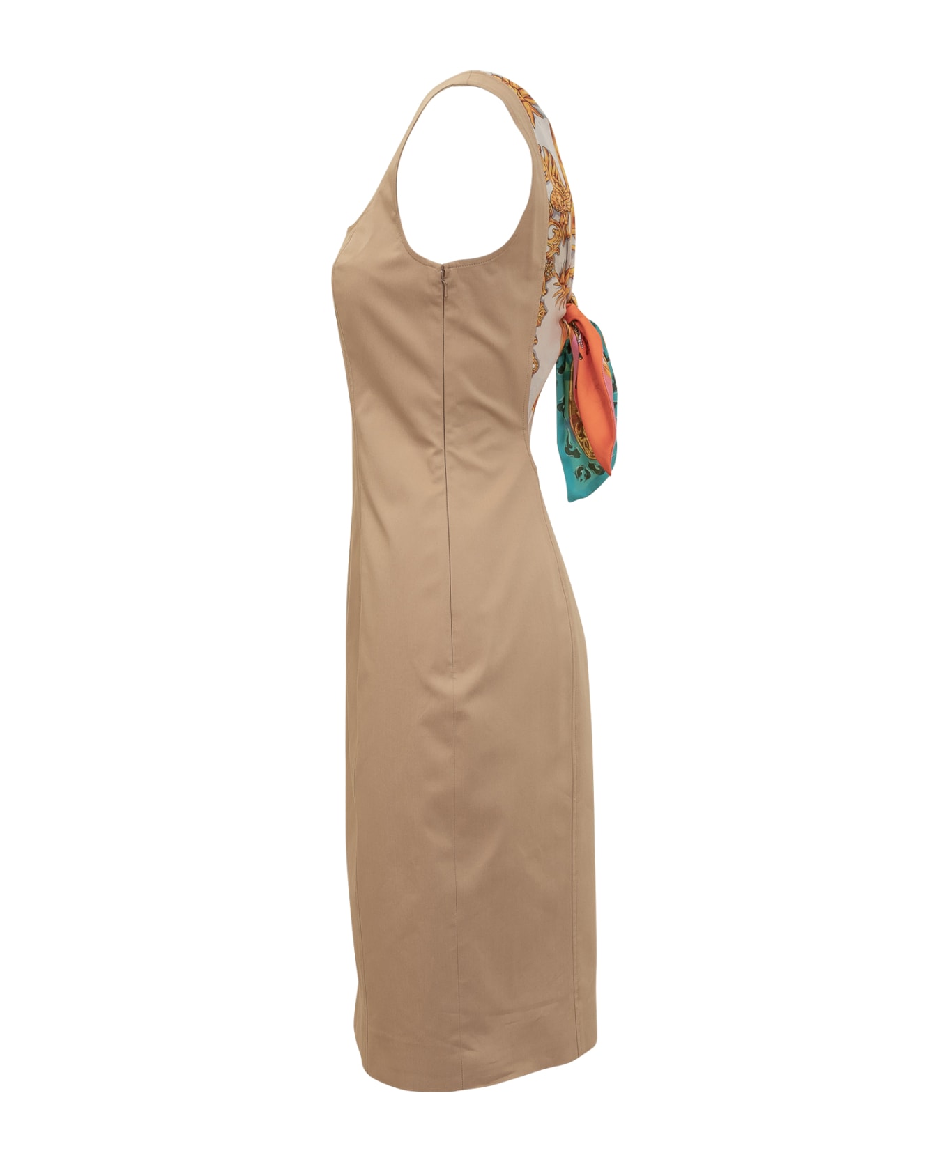 Moschino Foulard Dress - FANTASIA BEIGE ワンピース＆ドレス