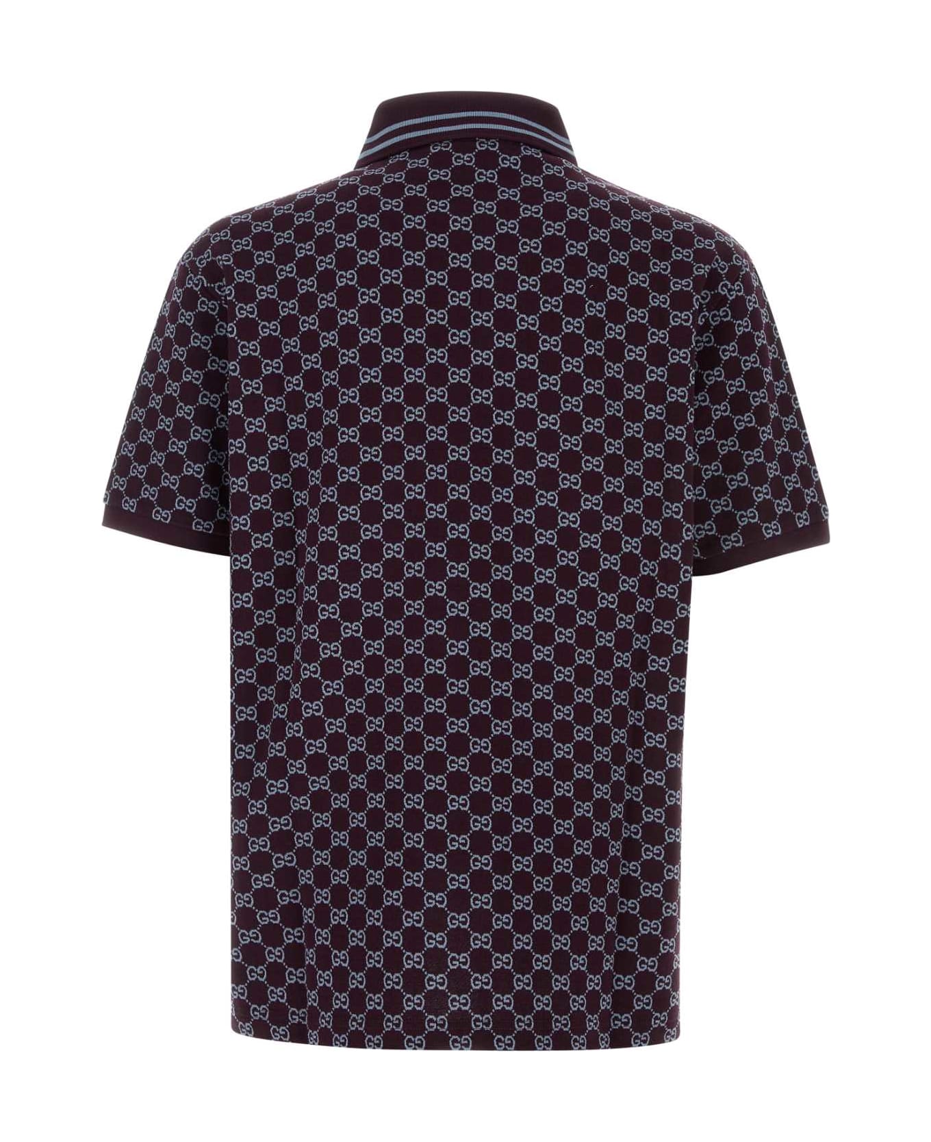 Gucci Embroidered Cotton Polo Shirt - REDAVIO
