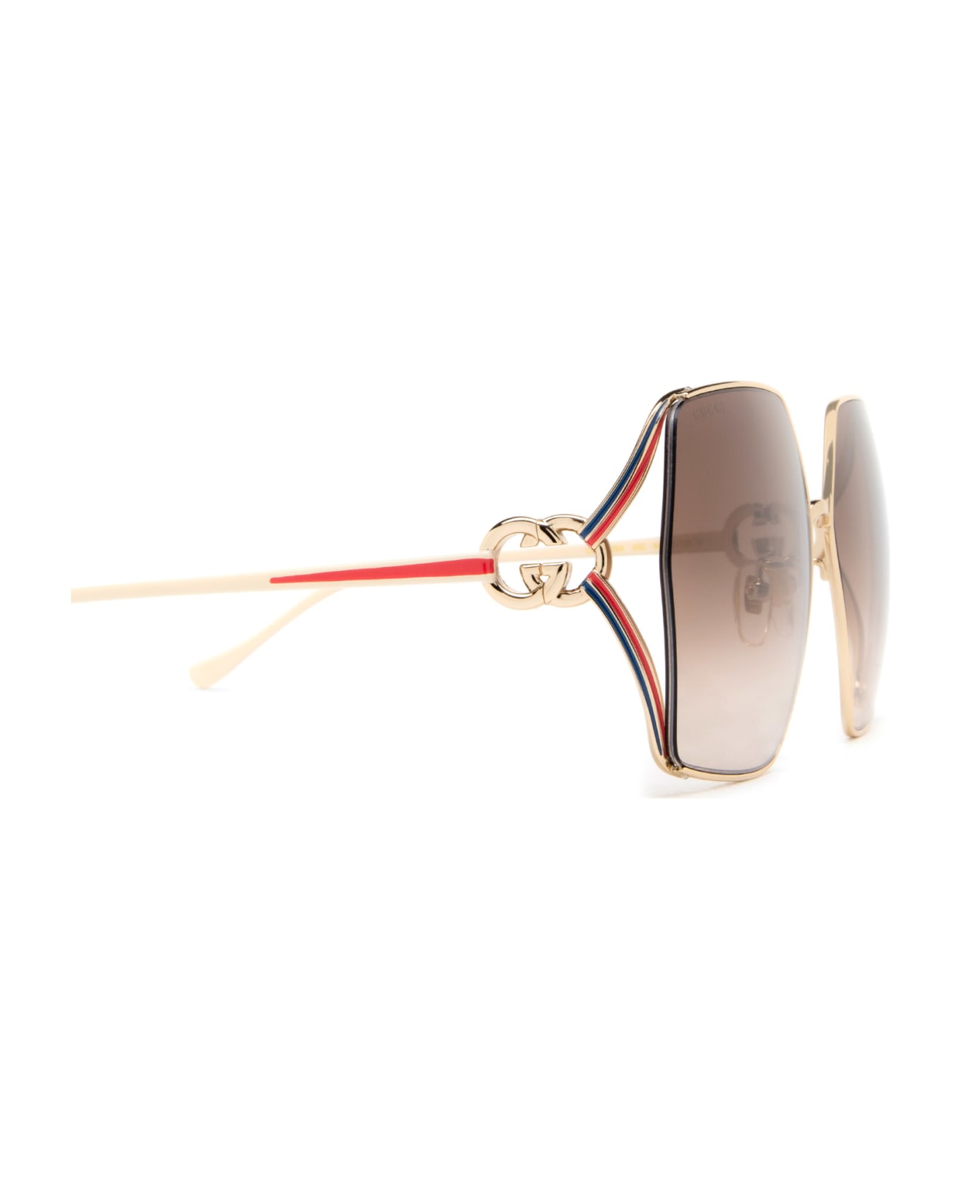 Gucci Eyewear Gg1322sa Gold Sunglasses | italist