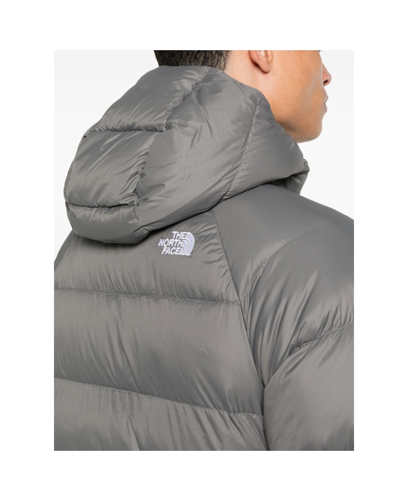 The North Face Zip-up Coat With Hood - Grey