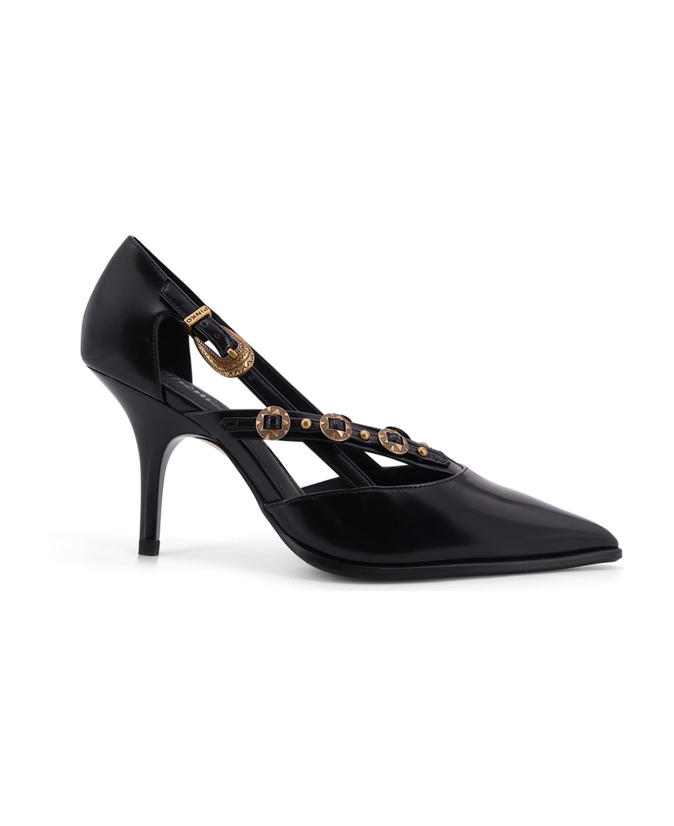 Pinko Lady Leather Pumps - Black