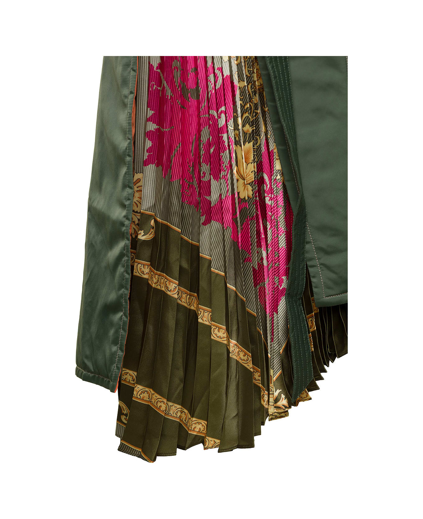 Andersson Bell Ma-1 Scarf Skirt - Green