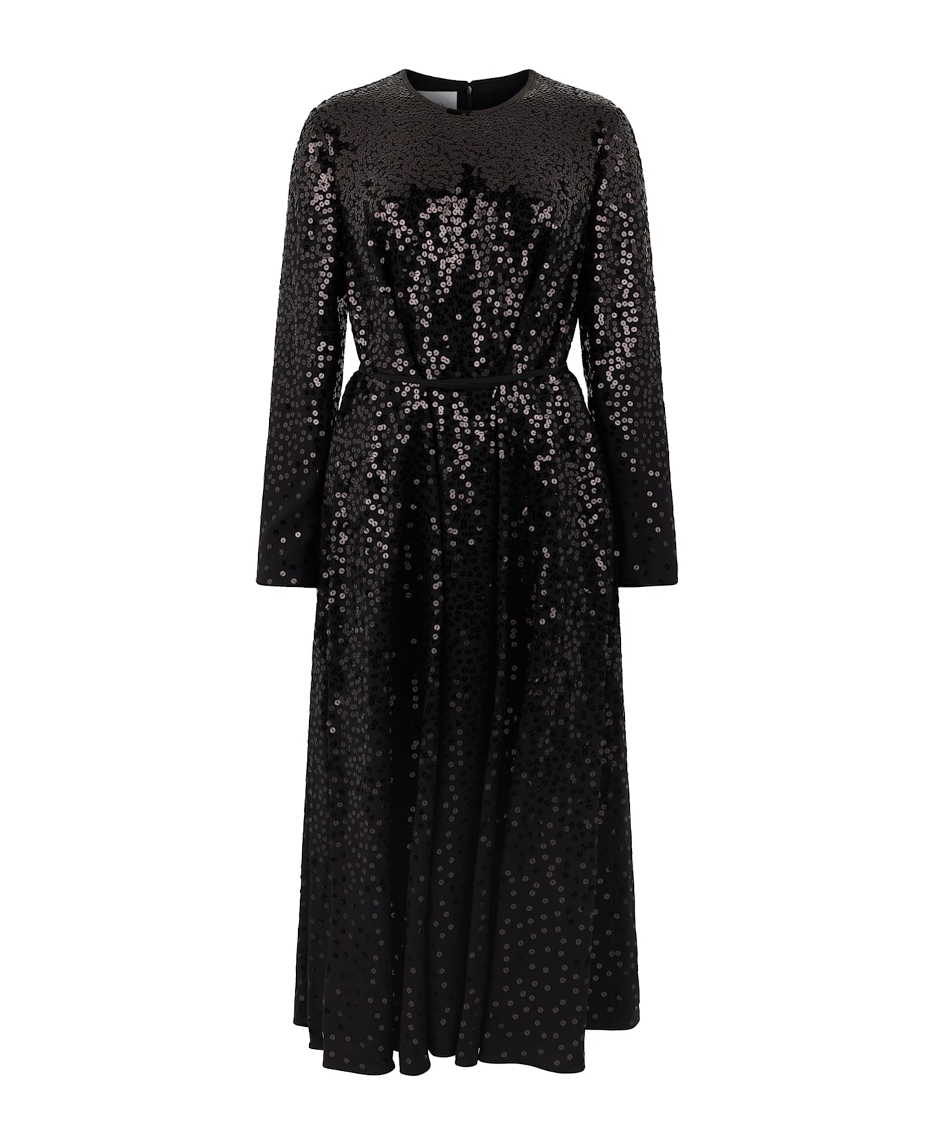Valentino Garavani Dress With Sequins - black