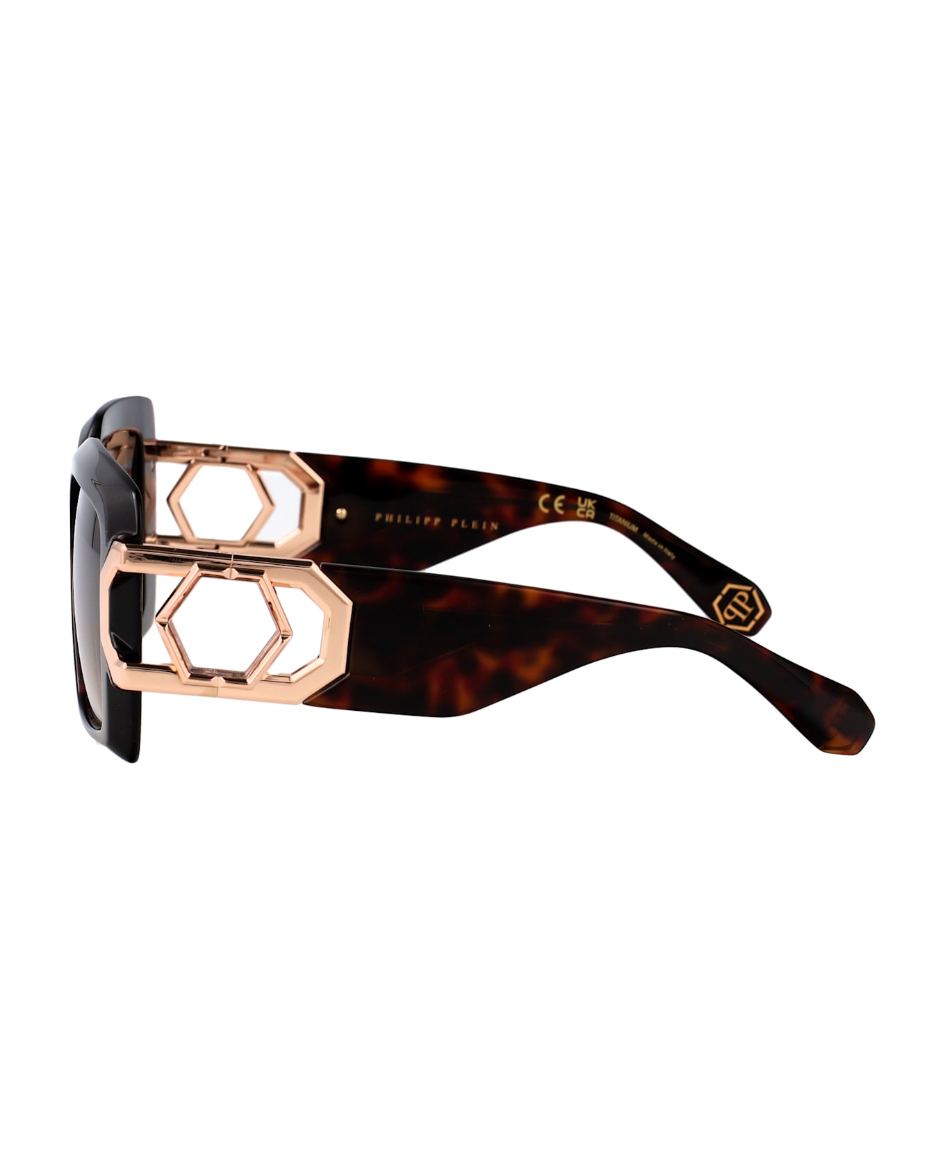 Philipp Plein Hera Sunglasses - AVANA SCURA LUCIDA