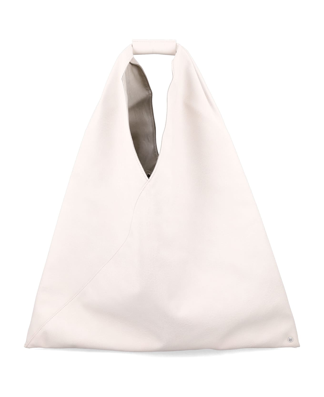 MM6 Maison Margiela Japanese Classic Leather-effect Bag - CREAM