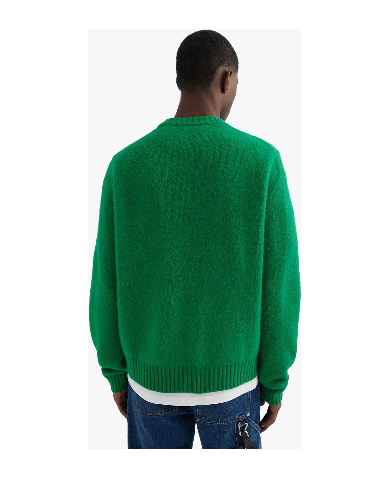 archivio グリーン セーター 36 Axel Arigato Pin Sweater Emerald green wool sweater - Pin sweater