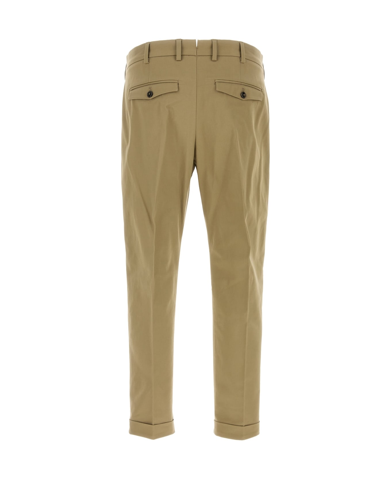 PT Torino Rebel 1 Pleat, Diagonal Pockets, Flap Back Pockets - BEIGE