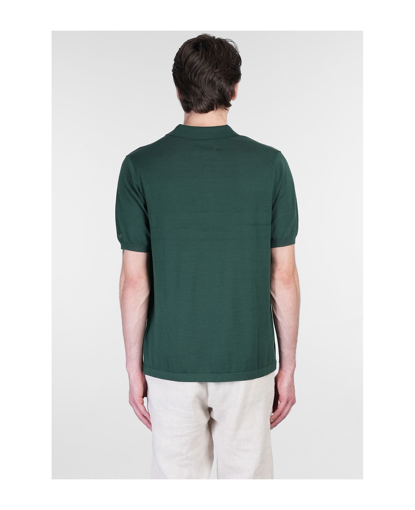 MC2 Saint Barth Solan Polo In Green Cotton - green